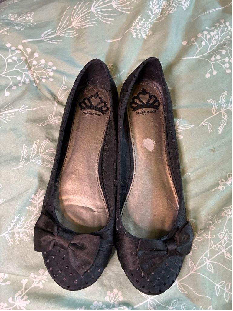 Other Fergalicious Black Ballet Flats Size US 10 / IT 40 - 1 Thumbnail