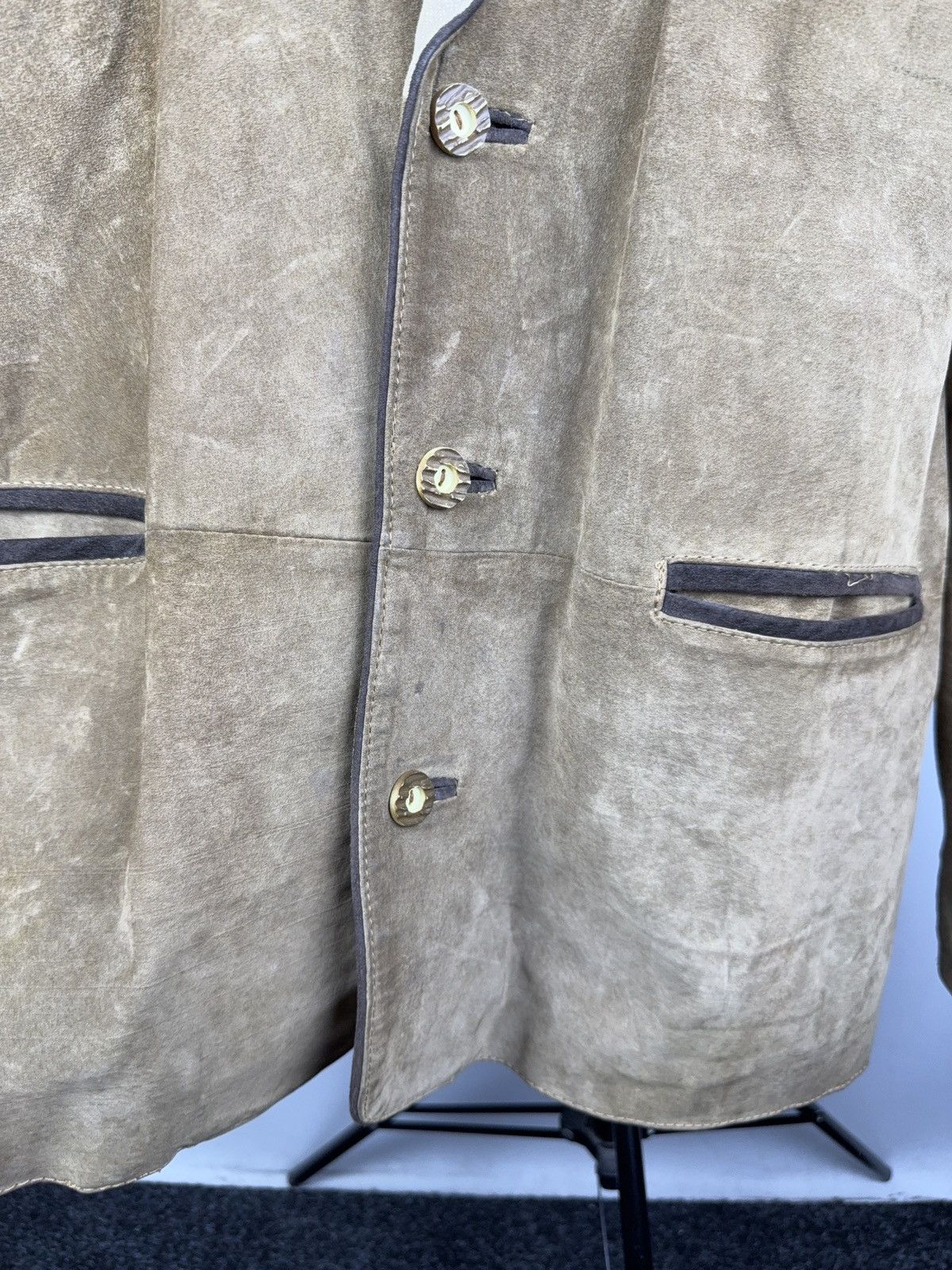 Vintage Vintage 90s Retro Cowboy Western USA XL-XXL Leather Jacket Size US XL / EU 56 / 4 - 7 Thumbnail