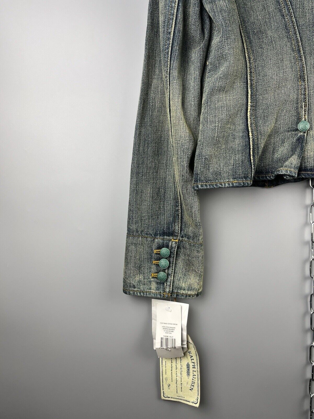 Polo Ralph Lauren Vintage Ralph Lauren Cotton 12 OZ Denim Blazer Jacket Size M / US 6-8 / IT 42-44 - 13 Thumbnail