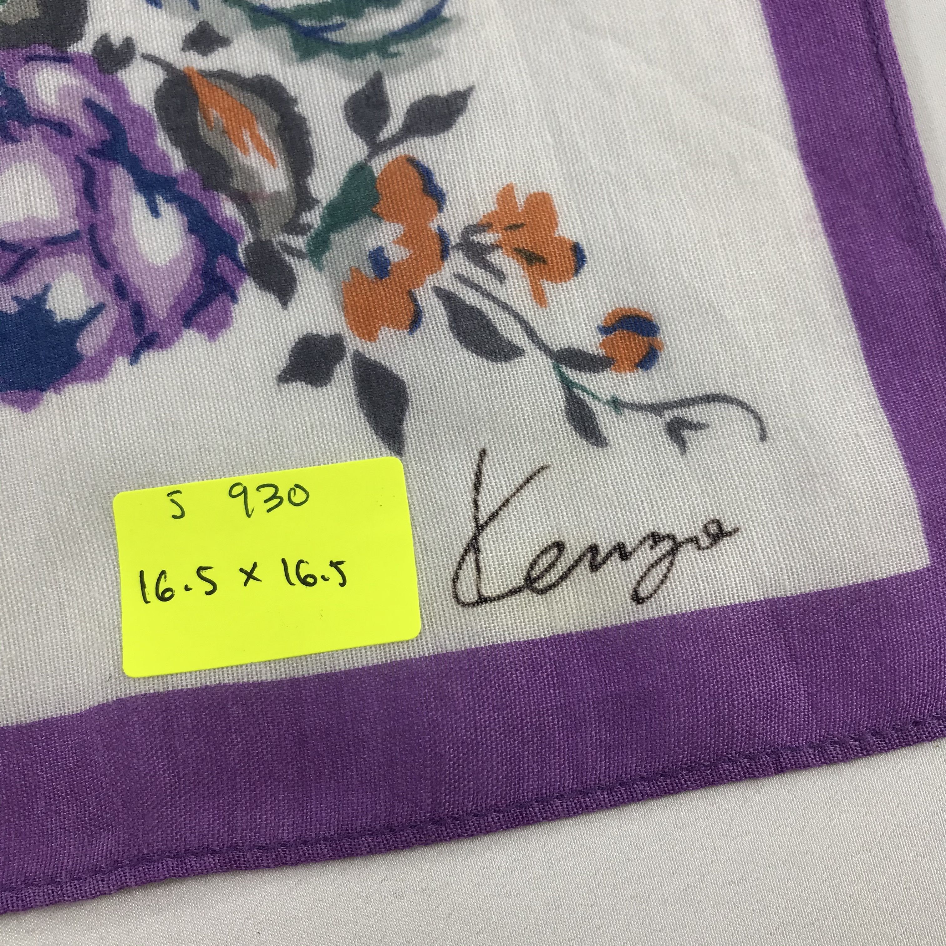 Kenzo × Vintage Kenzo Bandana / Handkerchief / Neckerchief - S930 Size ONE SIZE - 5 Thumbnail