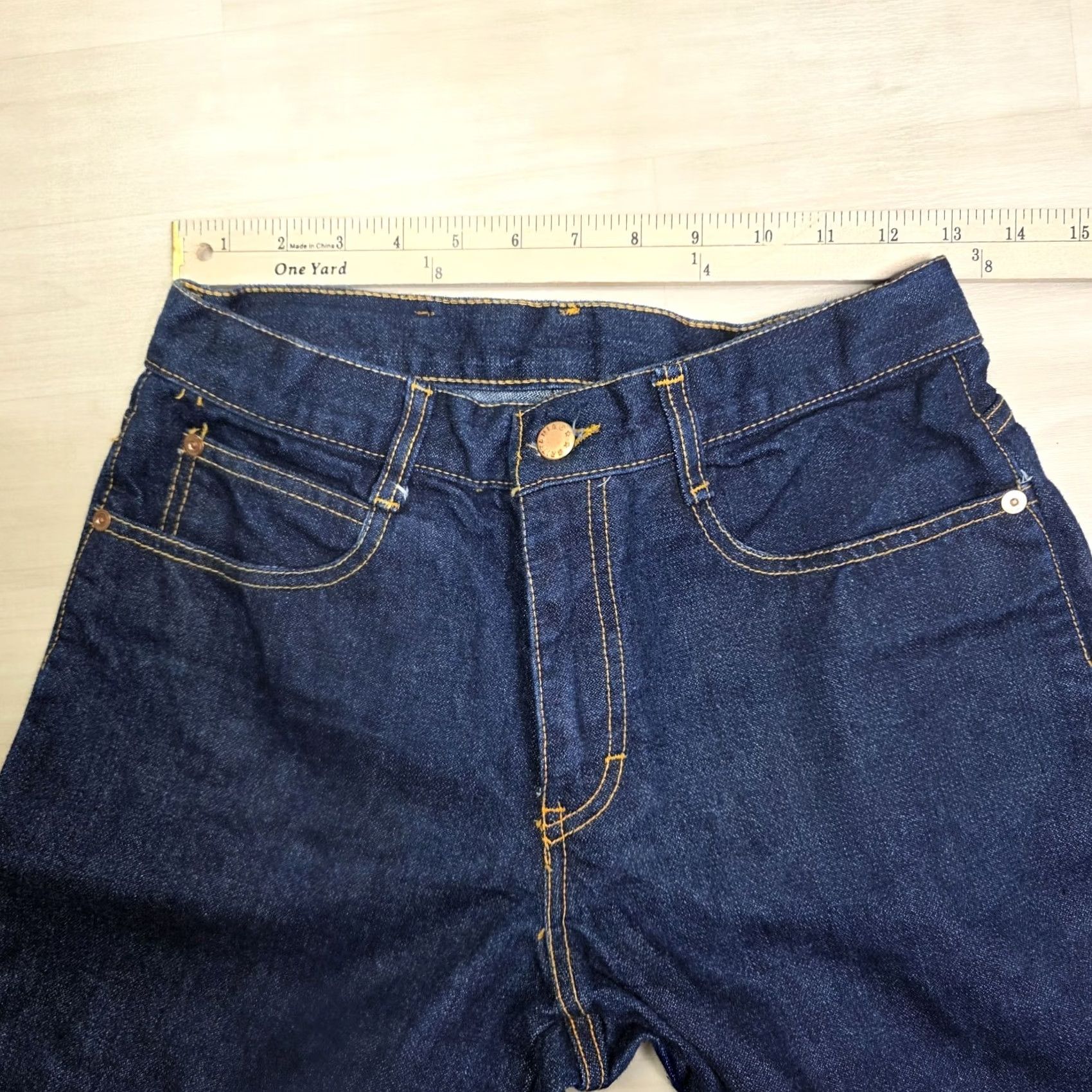 Denime VINTAGE Brittania El Paso Jeans Womens Blue Denim Jeans 80s 26 x 34 Size 11 L Texas Mens Womens Girls Size 32" / US 10 / IT 46 - 5 Thumbnail