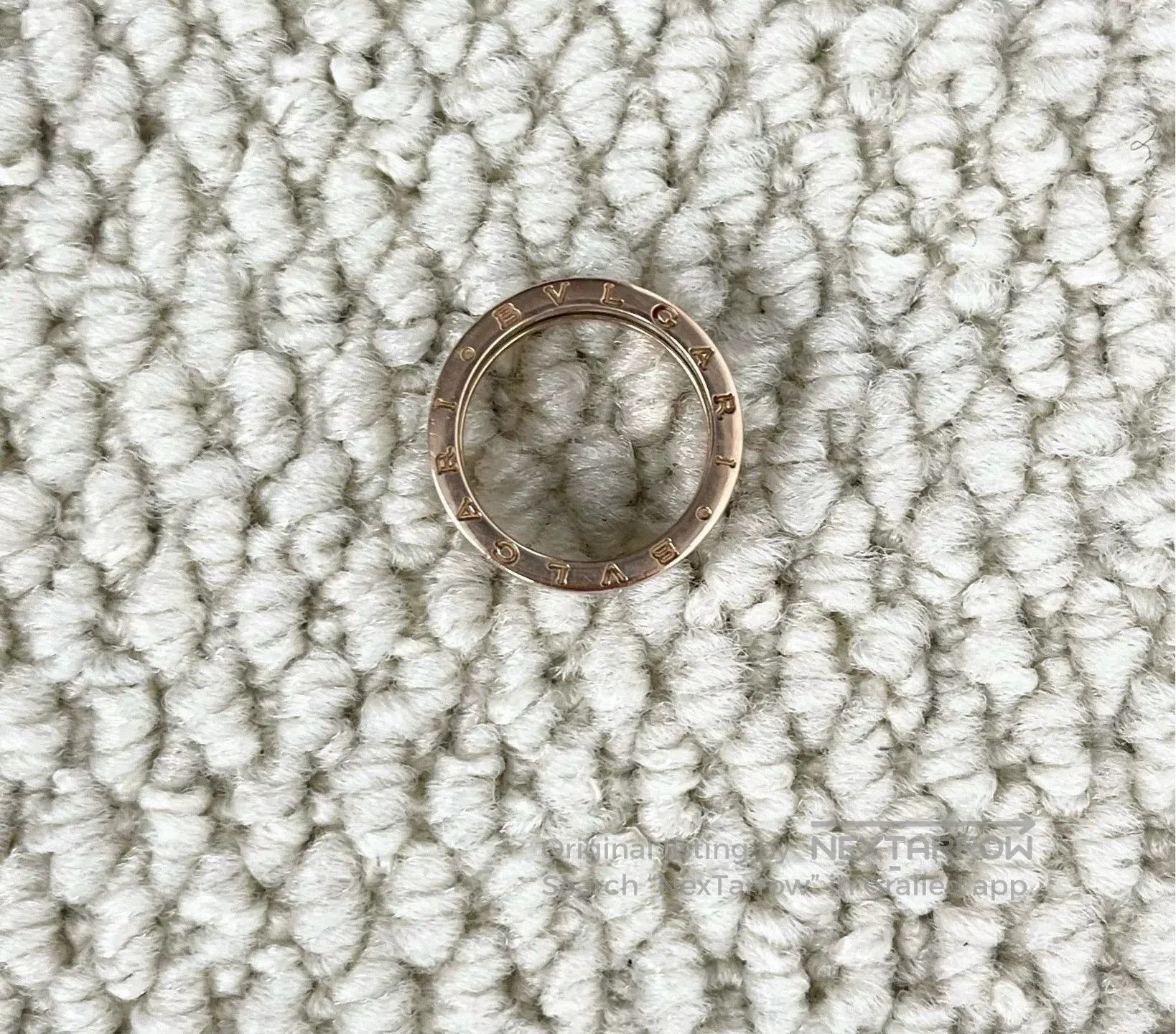 Bvlgari Bvlgari B.zero1 Rose Gold Ceramic Ring. Size ONE SIZE - 3 Thumbnail