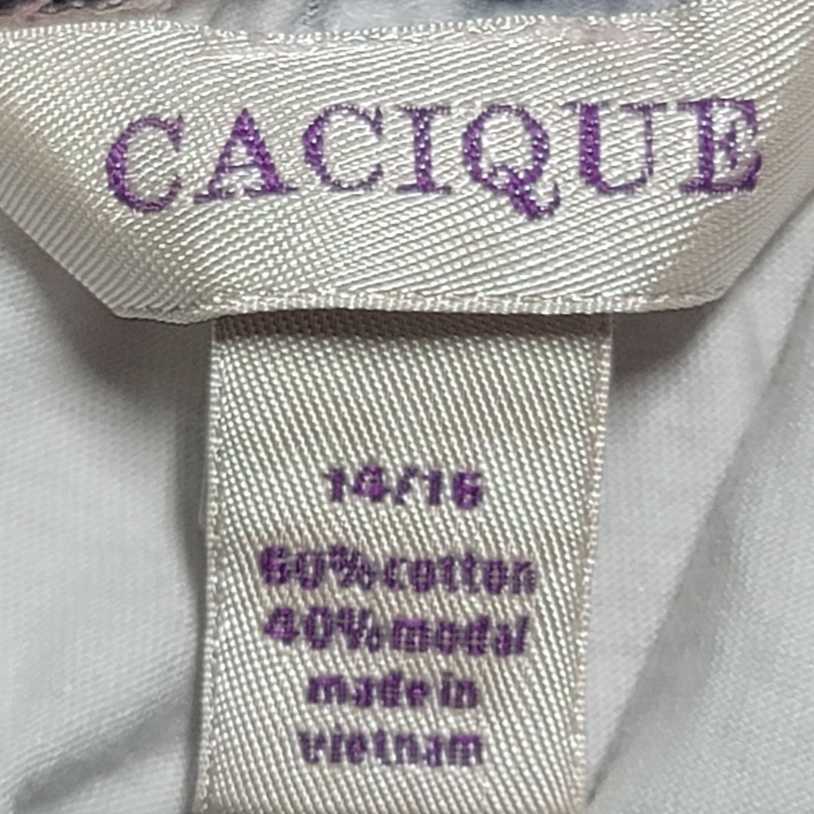 Other Cacique Black White Butterfly Print PJ Bottoms 14 16 Size 36" / US 14 / IT 50 - 4 Thumbnail