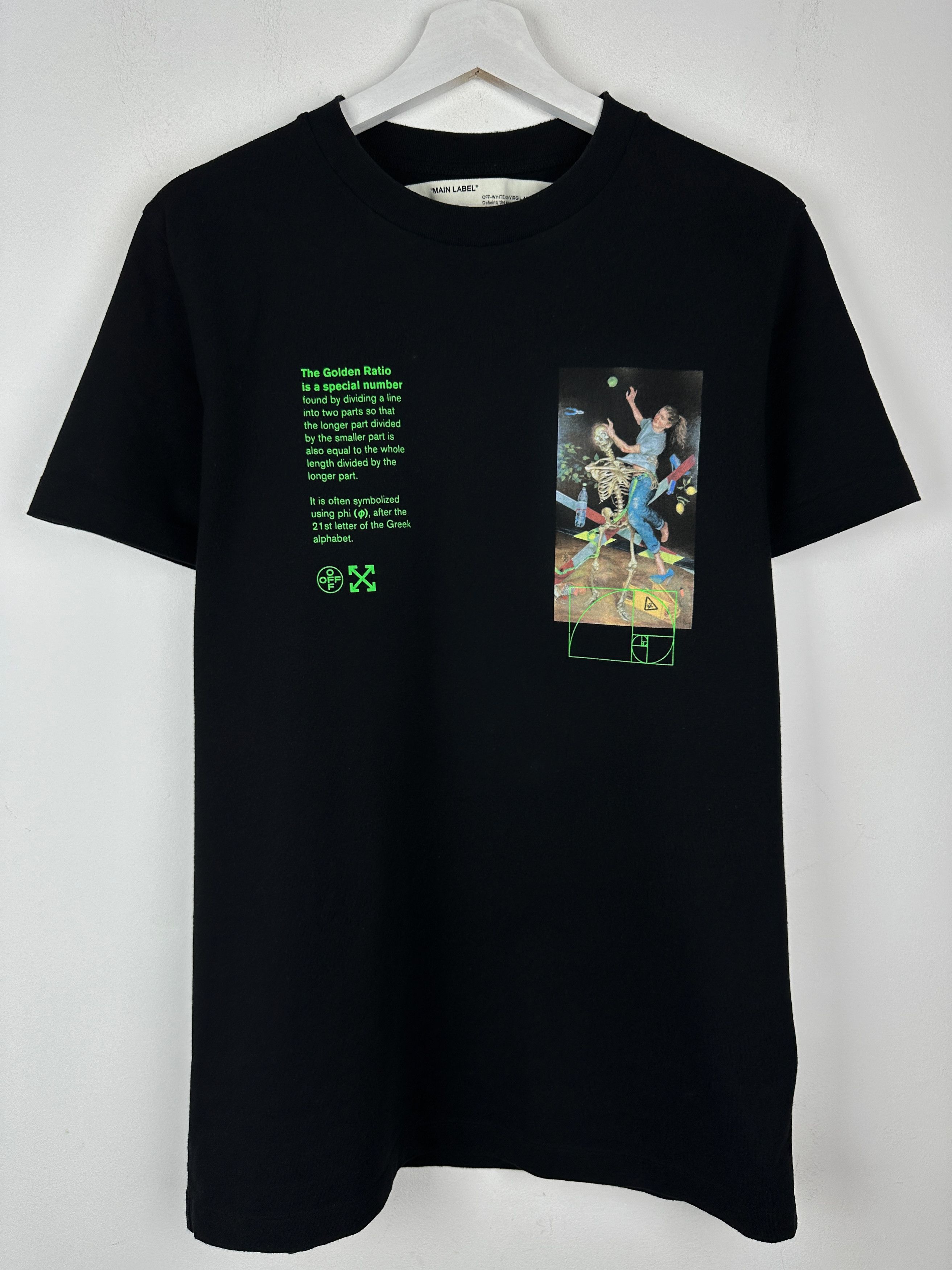 Off-White Off-White Virgil Abloh Golden Ratio Tee T Shirt Size US M / EU 48-50 / 2 - 2 Thumbnail
