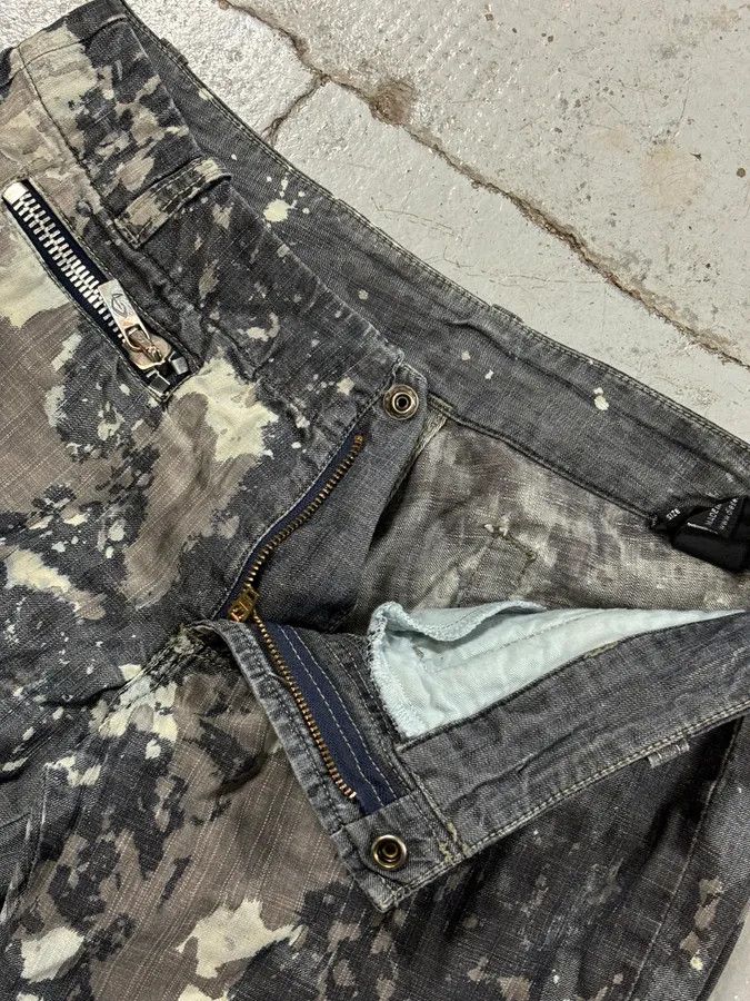 Diesel 2000s Diesel Grey Denim Tie-Dye Jeans Size 26" / US 2 / IT 38 - 9 Thumbnail