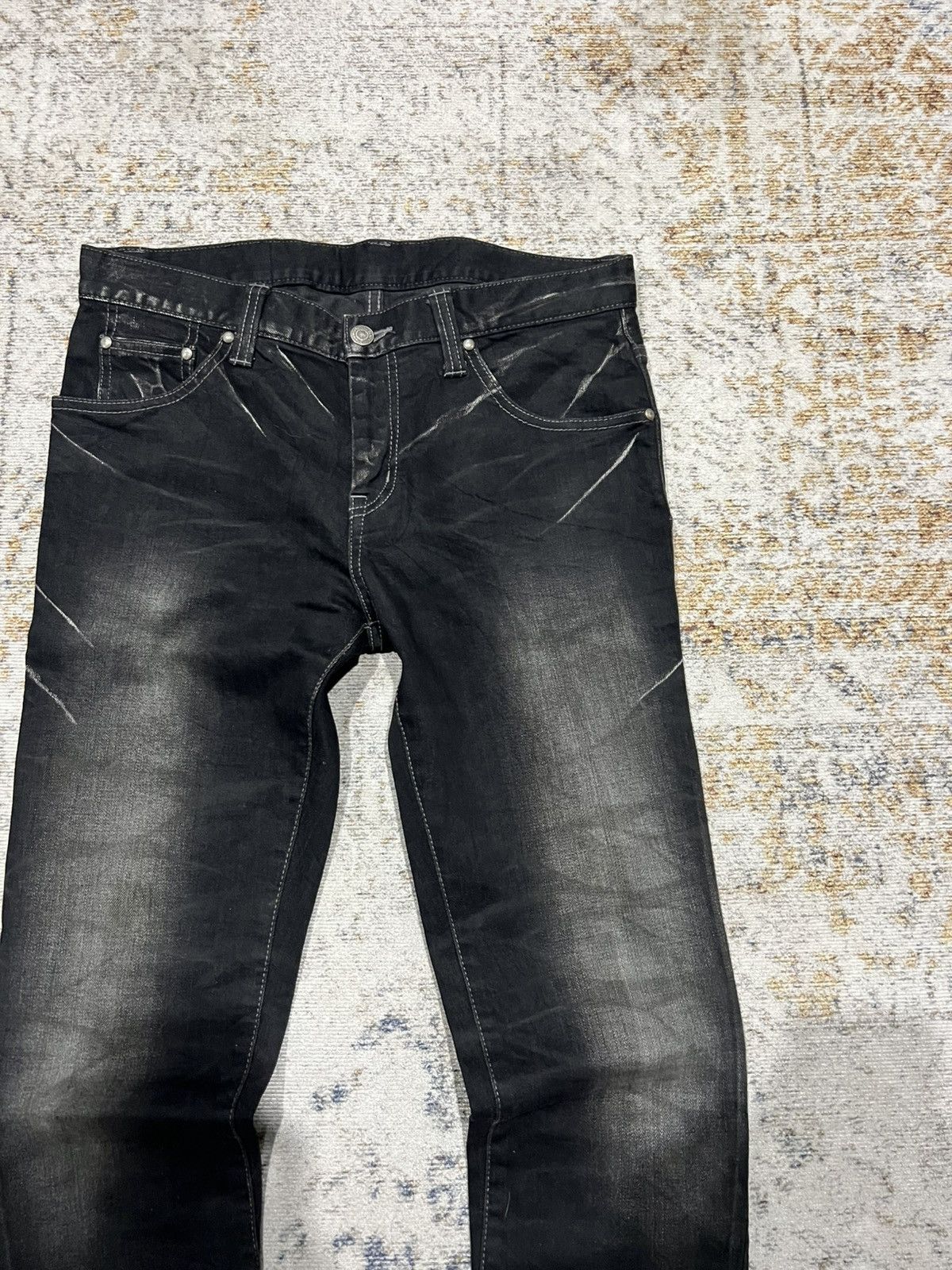 If Six Was Nine Tornado Mart Mudmax Whiskered Flared Denim vkei LGB style Size US 30 / EU 46 - 3 Thumbnail