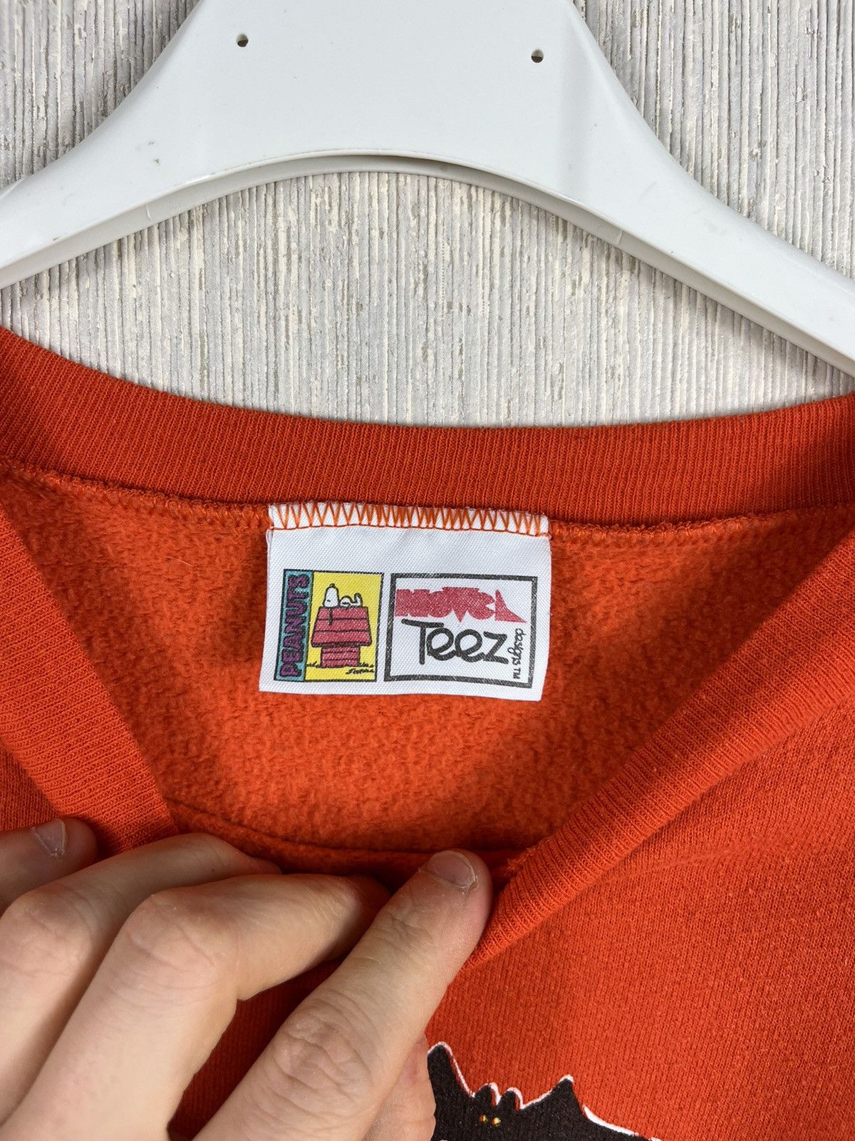 Peanuts × Vintage Vintage 80s Peanuts Joe trick or treat sweatshirt Halloween Size US M / EU 48-50 / 2 - 12 Thumbnail