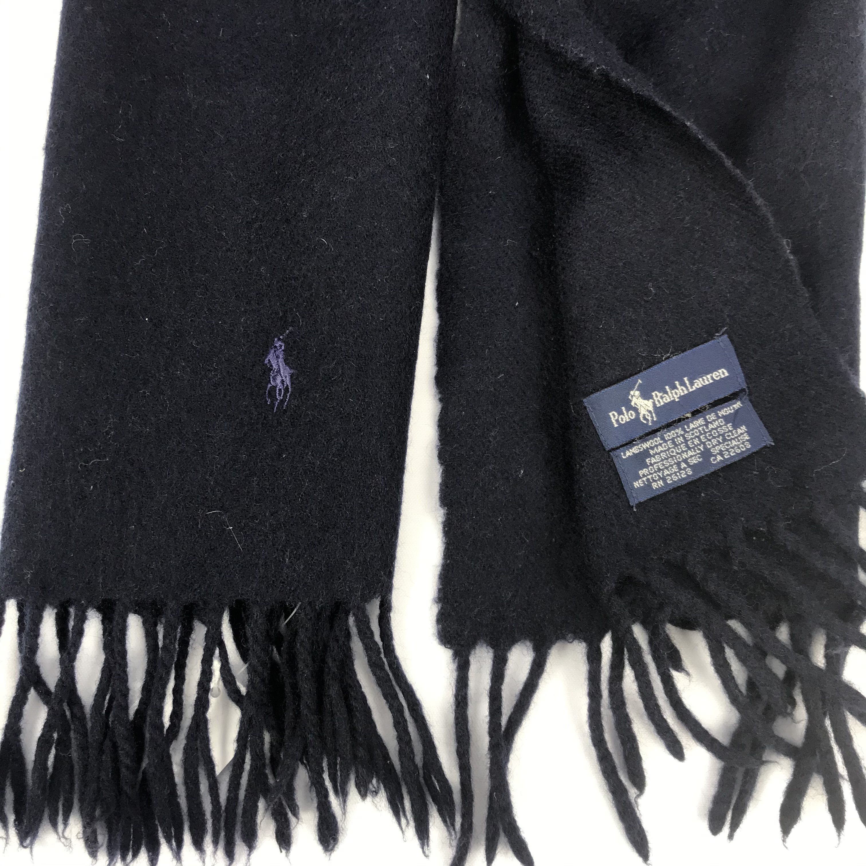 Polo Ralph Lauren Vintage Polo Ralph Lauren Scarf Wool Winter Scarves Size ONE SIZE - 4 Thumbnail
