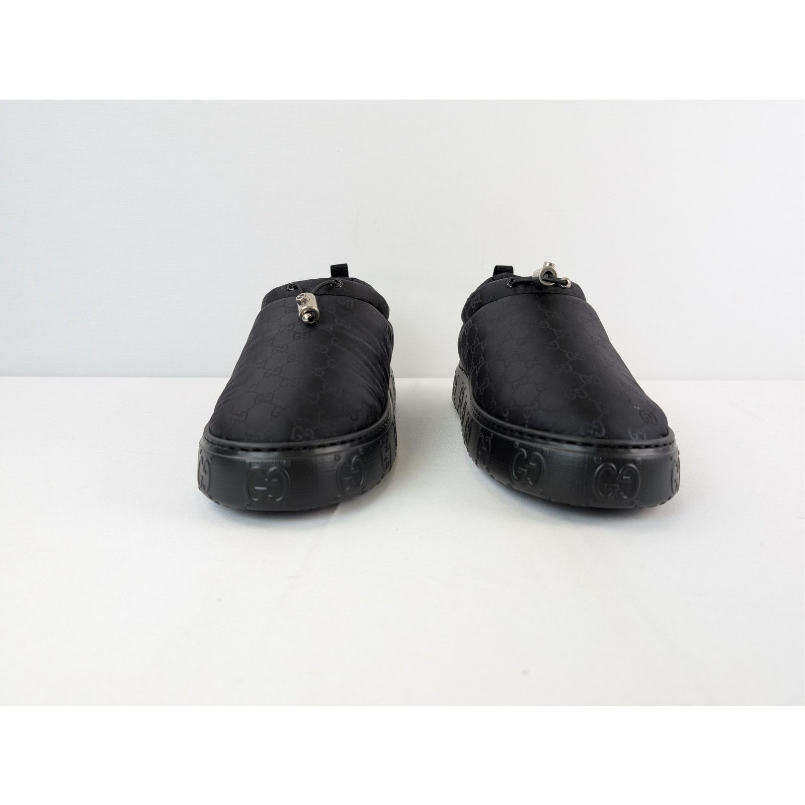 Gucci o1rshd1 M Nut Nylon Moccasin Shoes in Black Size US 10.5 / EU 43-44 - 9 Thumbnail