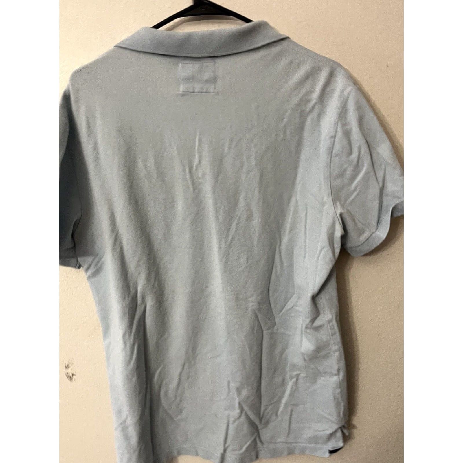 Express Express Shirt Mens Large Light Blue Polo Short Sleeve Pique Polo Fit Logo Polo Shirt Express Modern Fit Mens Large Blue Logo Size US L / EU 52-54 / 3 - 2 Thumbnail