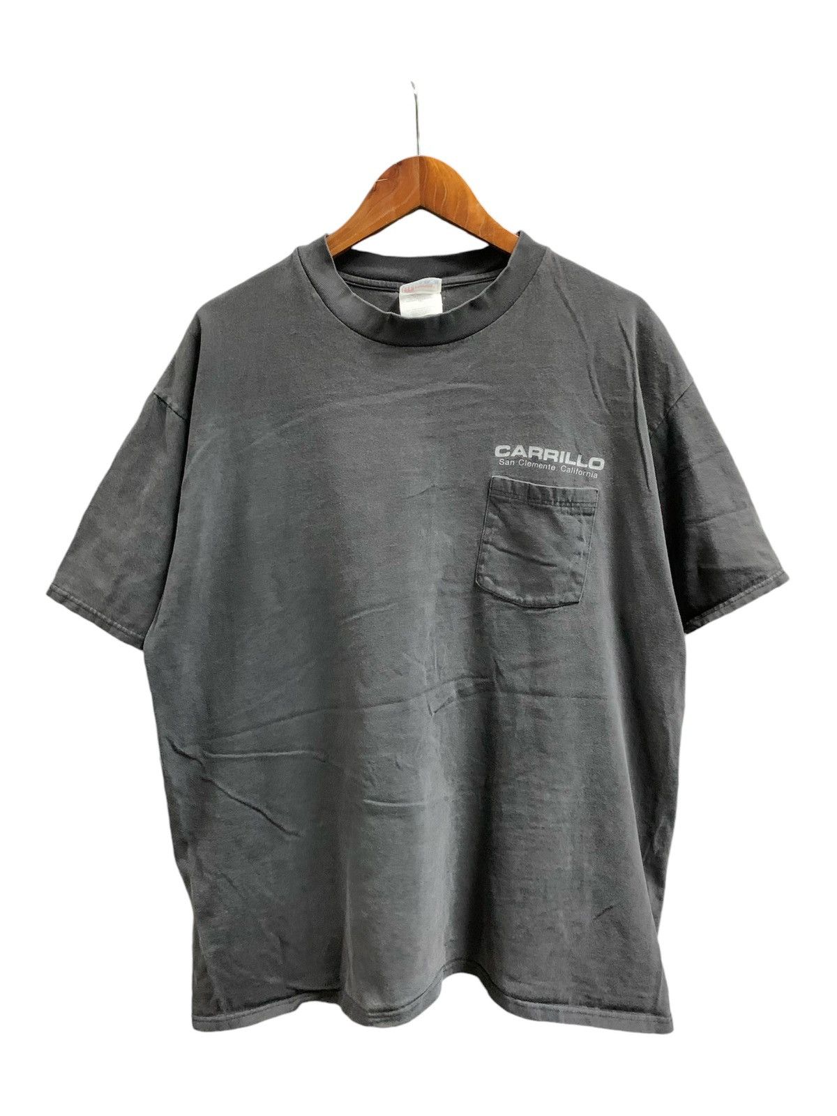 Hanes × Vintage Vintage Carillo t-shirt Size US XL / EU 56 / 4 - 2 Thumbnail