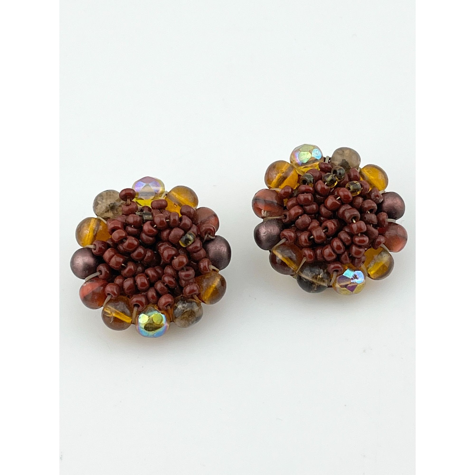Vintage Vintage Germany beaded cluster earrings Size ONE SIZE - 2 Preview