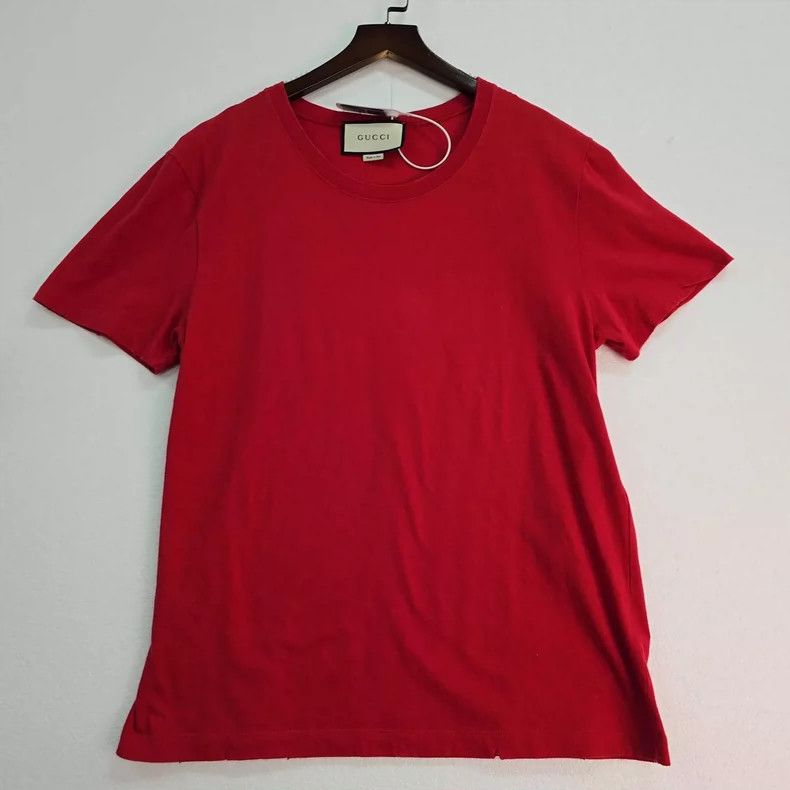 Gucci Gucci Red Short Sleeve T-shirt - dmc Size US XS / EU 42 / 0 - 1 Thumbnail