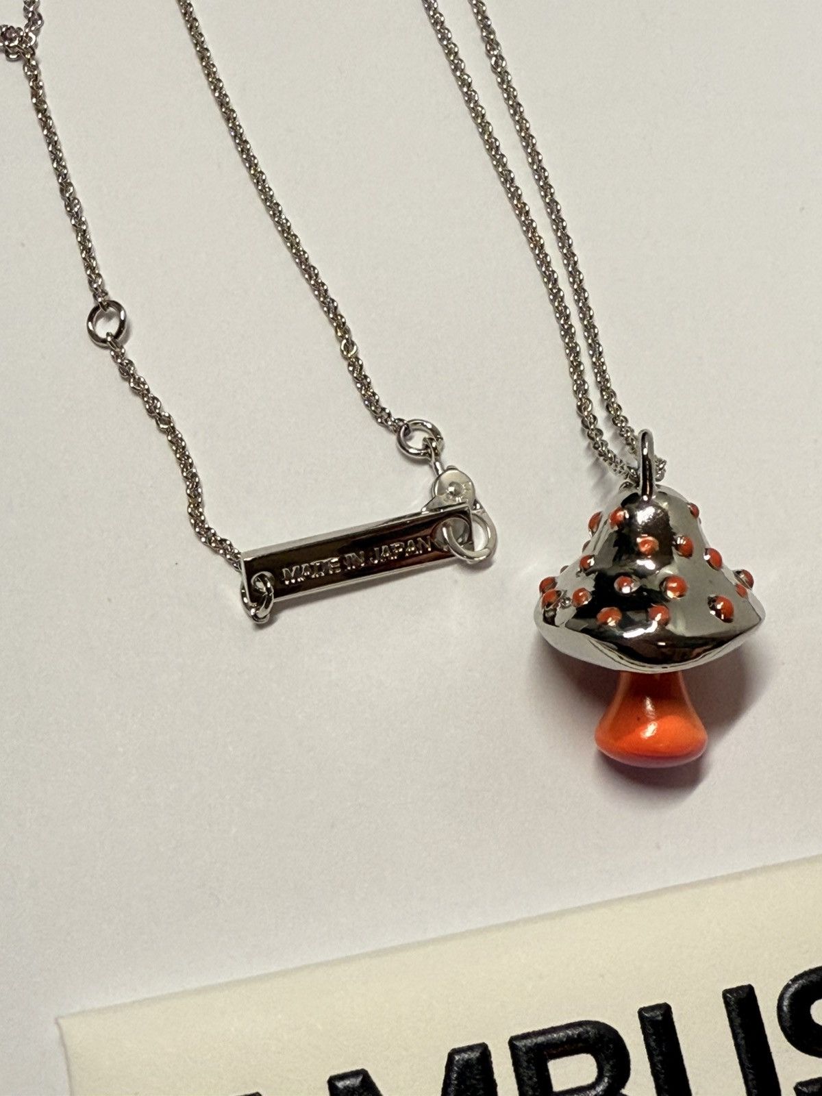 Ambush Design Ambush multicolor Mushroom Charm silver Necklace new Japan Size ONE SIZE - 4 Thumbnail
