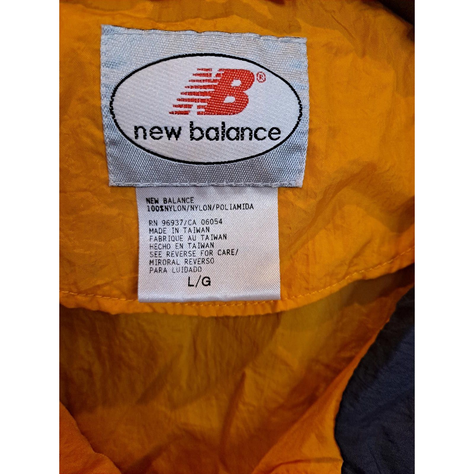 New Balance New Balance Yellow Full Zip Windbreaker Size Large Size US L / EU 52-54 / 3 - 5 Thumbnail
