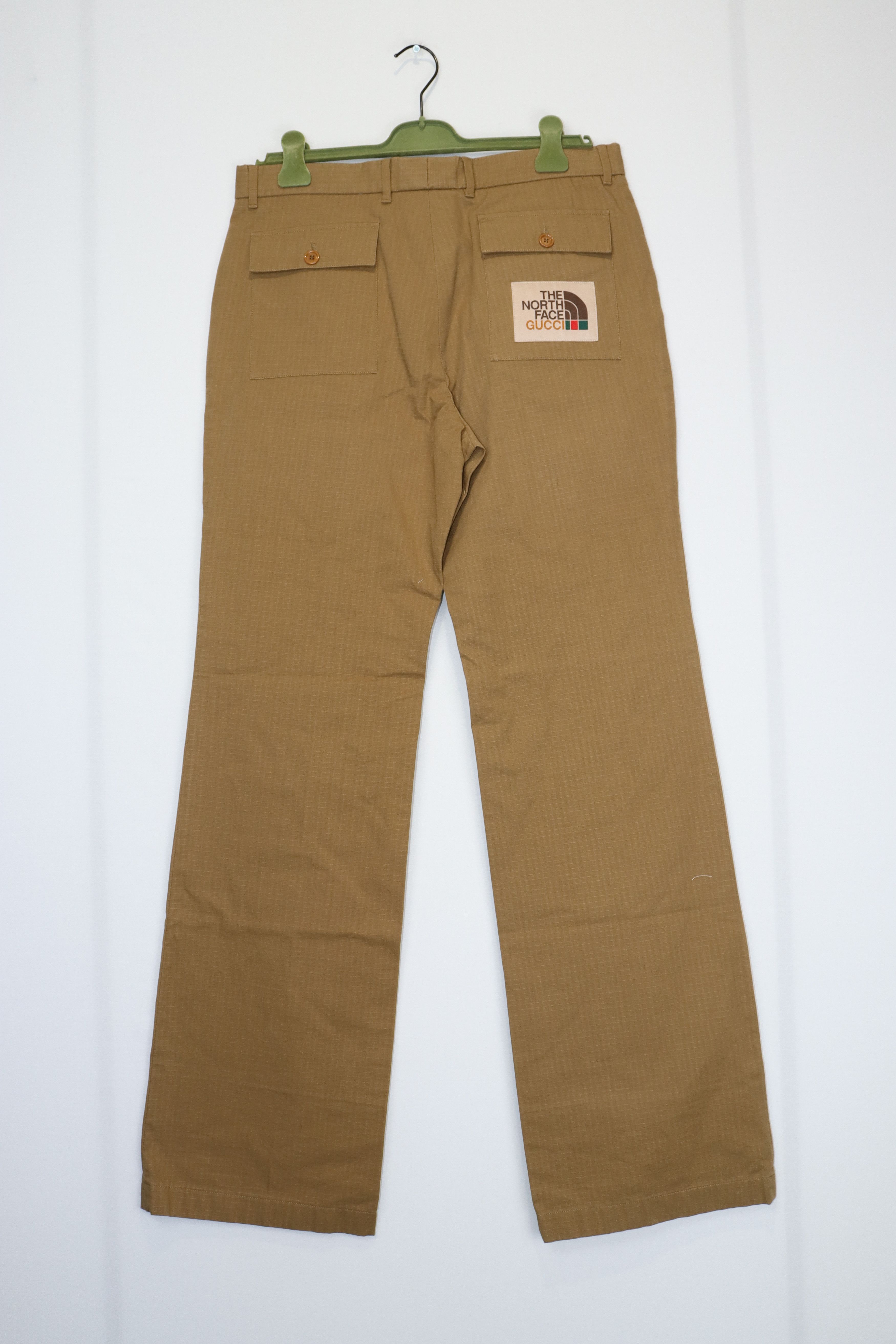 Gucci × The North Face o1rshd Rough Cotton Canvas W/emb in Camel Size US 34 / EU 50 - 4 Thumbnail