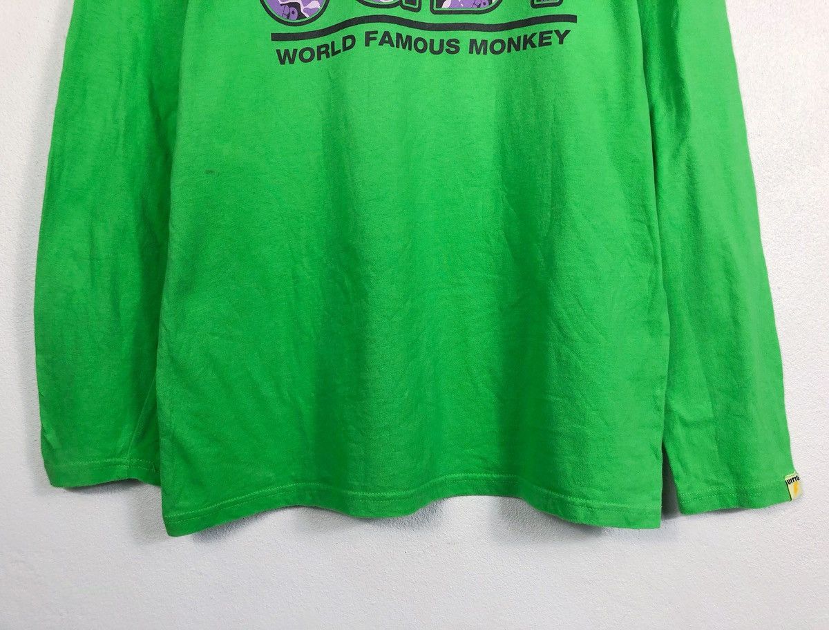 Japanese Brand Rare Uittg Baby World Famous Monkey LS Tee Size US M / EU 48-50 / 2 - 4 Thumbnail