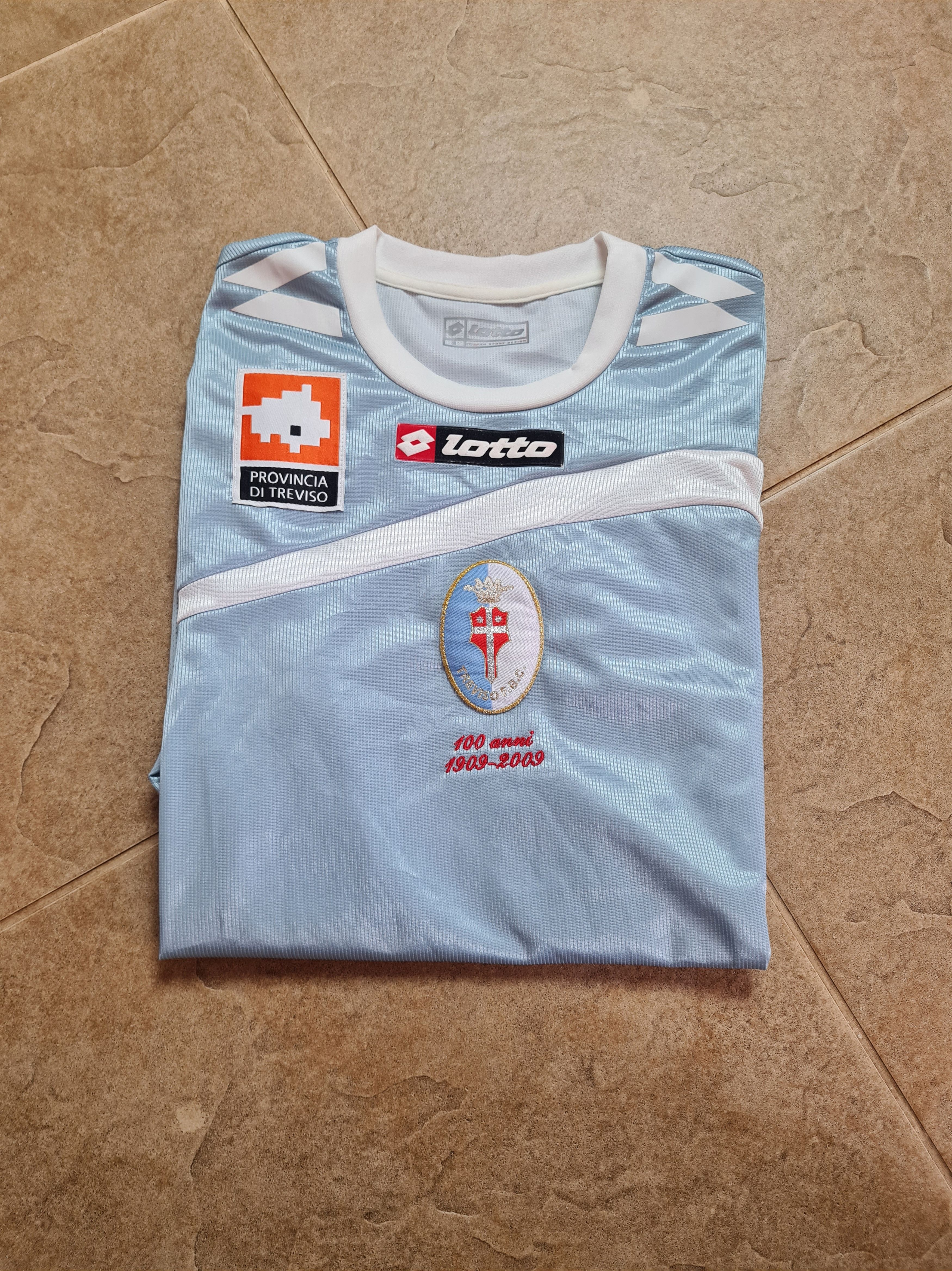 Lotto Sport TREVISO 2008-09 centenary football shirt Lotto Italy maglia Size US S / EU 44-46 / 1 - 6 Thumbnail