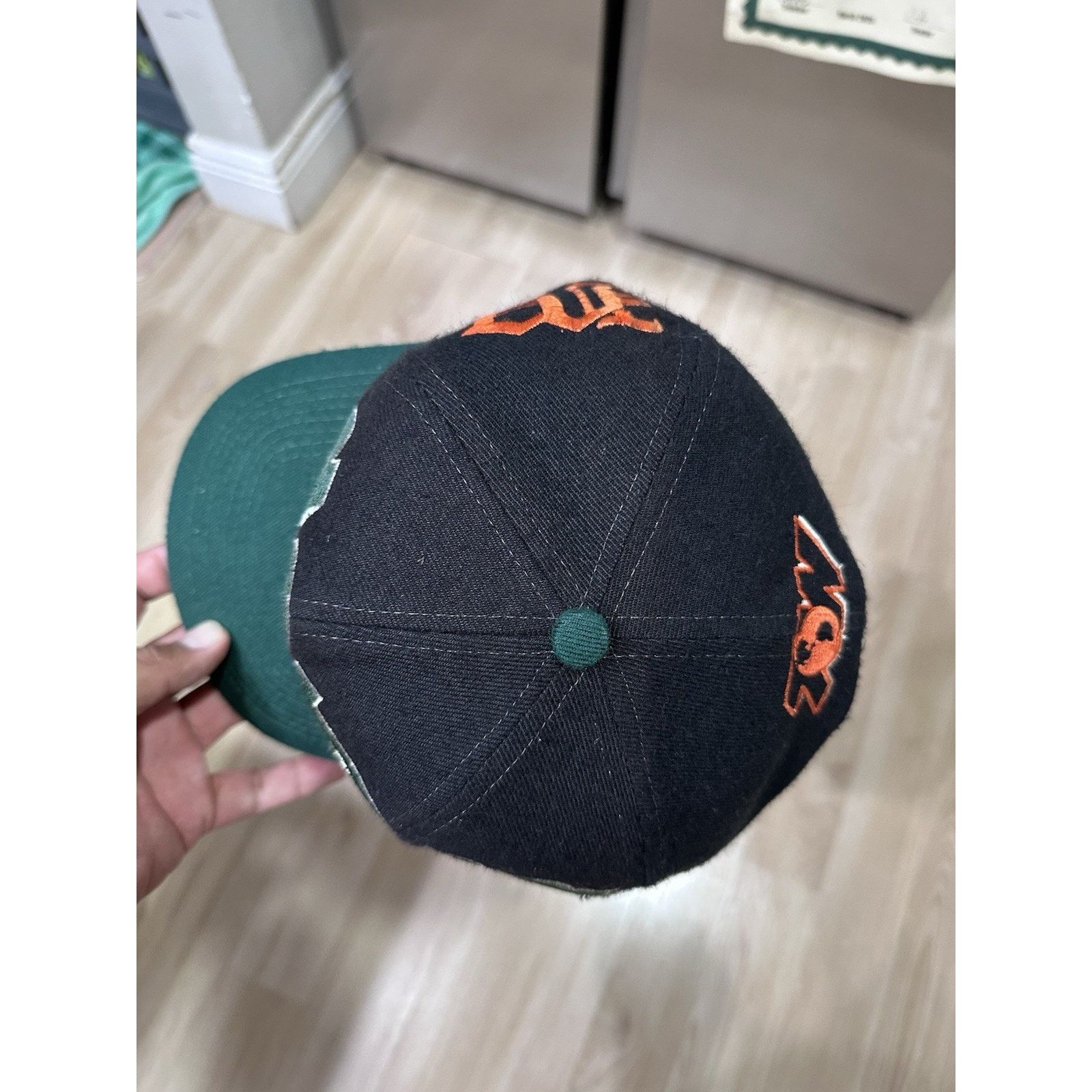 Top Of The World Vintage Miami Hurricanes Wild Style Snapback Hat Graffiti Size ONE SIZE - 9 Thumbnail