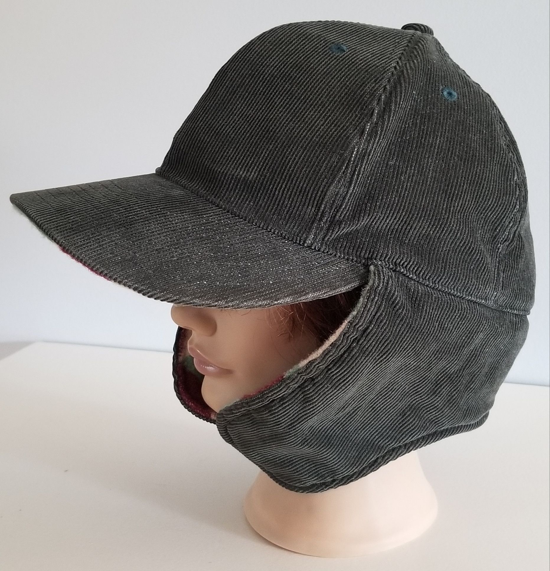 Facetasm FACETASM Corduroy Kapital Chrome Trapper Cap Hat Size ONE SIZE - 9 Thumbnail