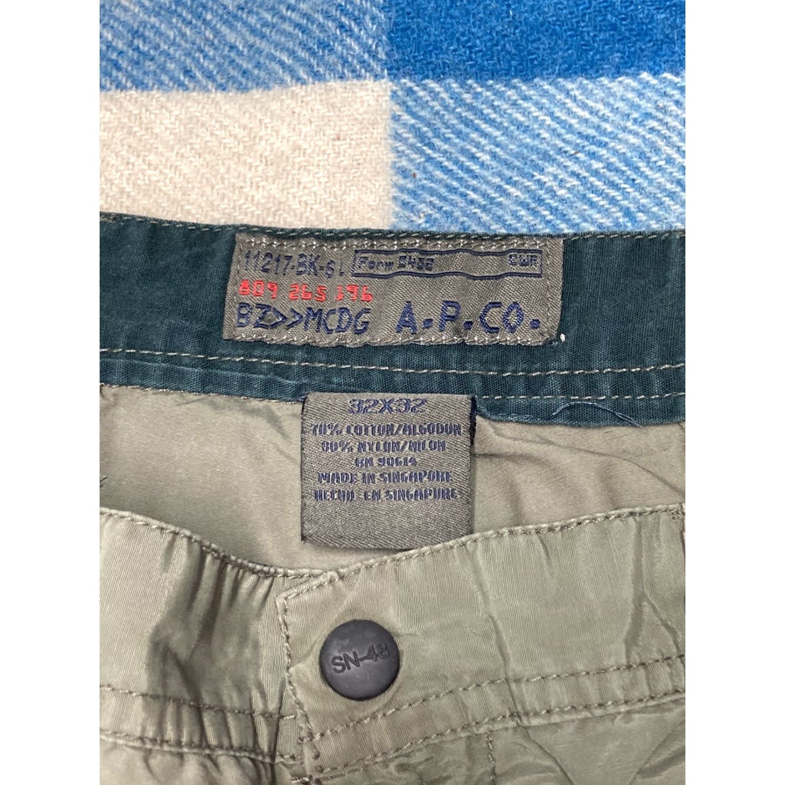 Olive VINTAGE Cargo Pants Womens Pants Drawstring Zipper Olive Green Baggy Y2K 32 Green Military Style Size 24" / US 00 / IT 34 - 5 Thumbnail