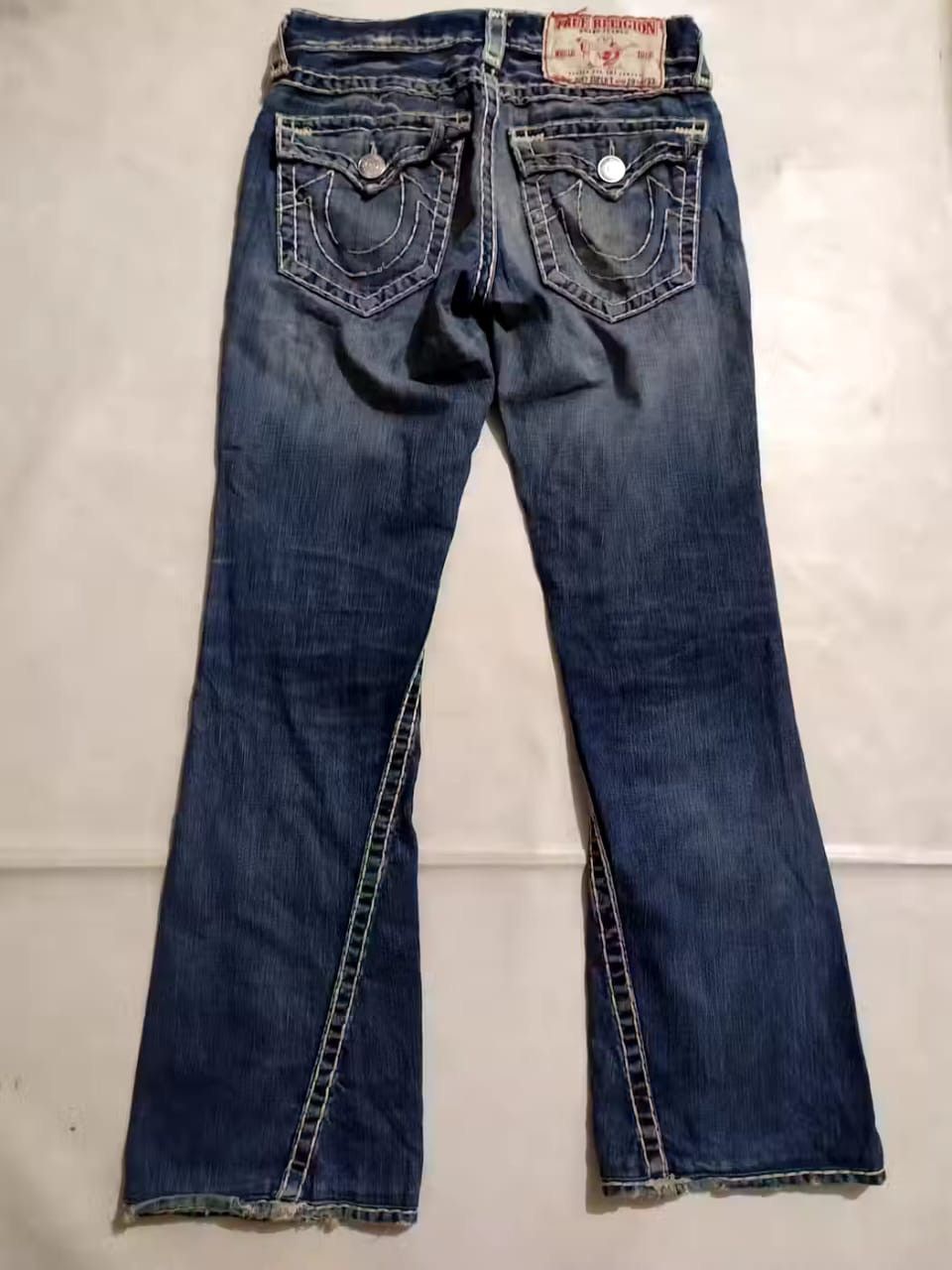 True Religion True Religion Joey Super T Bootcut Flare Denim Jeans Pants Size US 29 - 10 Thumbnail