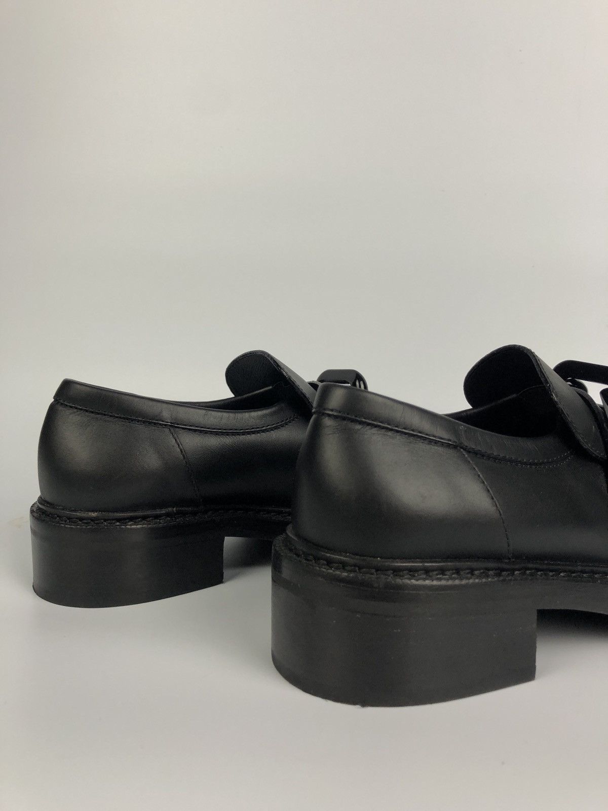 Louis Vuitton Calfskin Chain Academy Loafers
