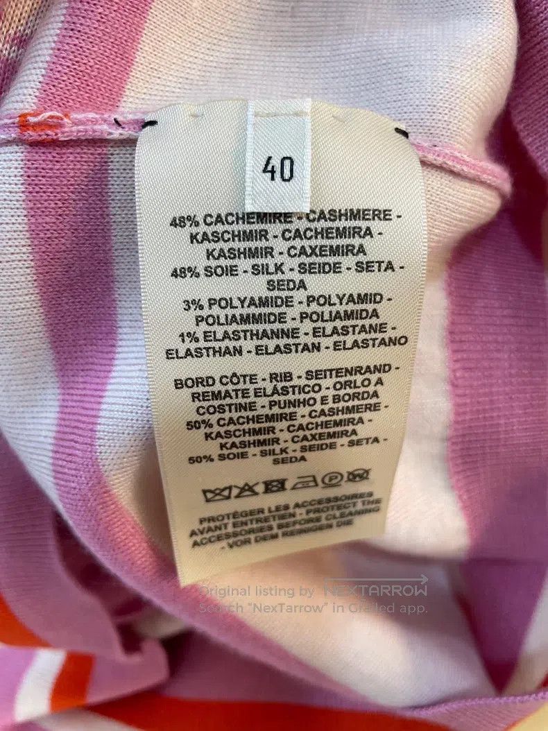 Hermes Hermes Cashmere and silk cardigan, pink Size XS / US 0-2 / IT 36-38 - 5 Thumbnail