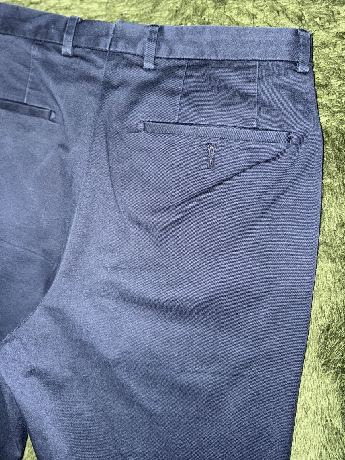 Hugo Boss Hugo Boss Japan Vintage Washed Cotton Trousers Navy Size US 30 / EU 46 - 9 Thumbnail