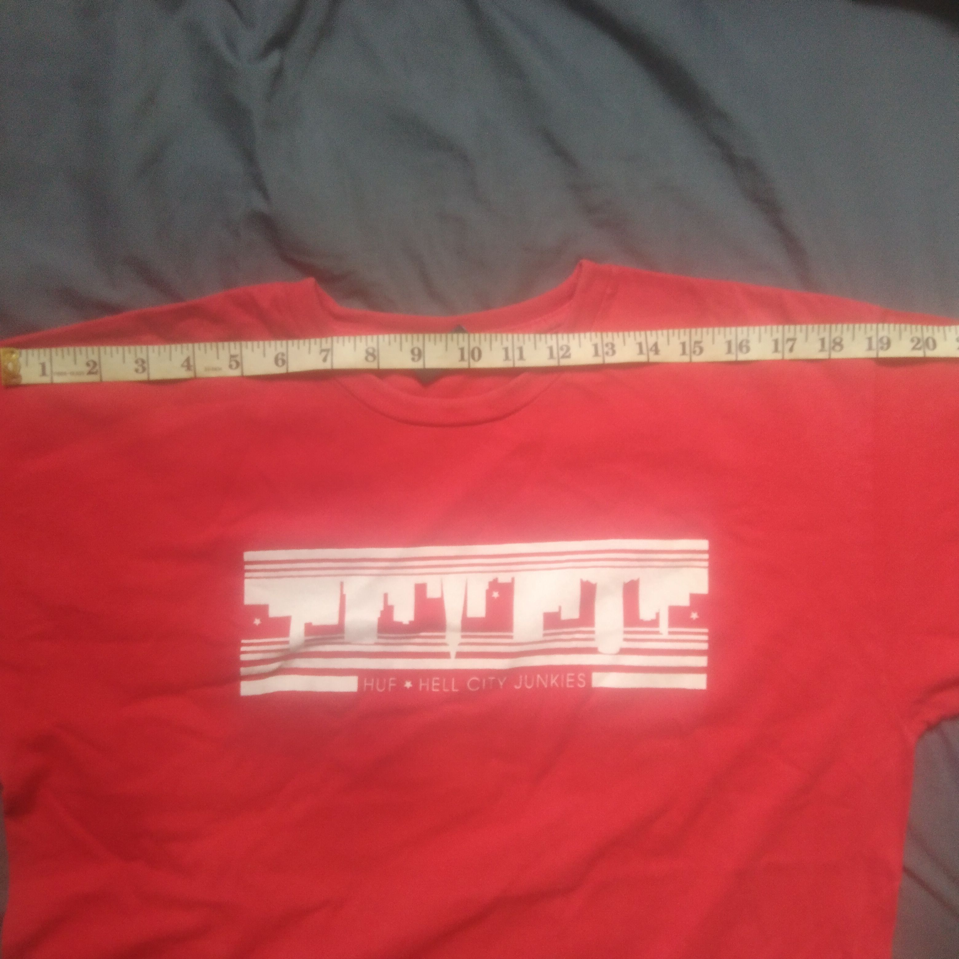 Huf HUF Hell City Junkies tee Size US M / EU 48-50 / 2 - 6 Thumbnail