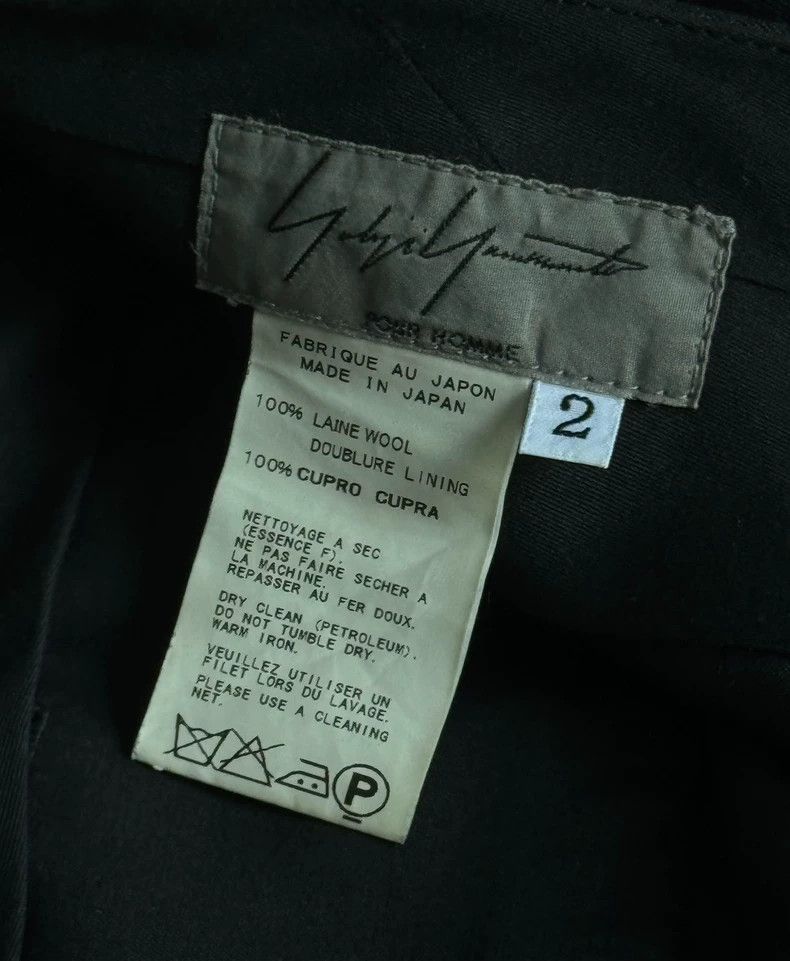 Yohji Yamamoto Yohji Yamamoto size 2 11aw cropped pleated wool tapered pa Size US 28 / EU 44 - 6 Thumbnail