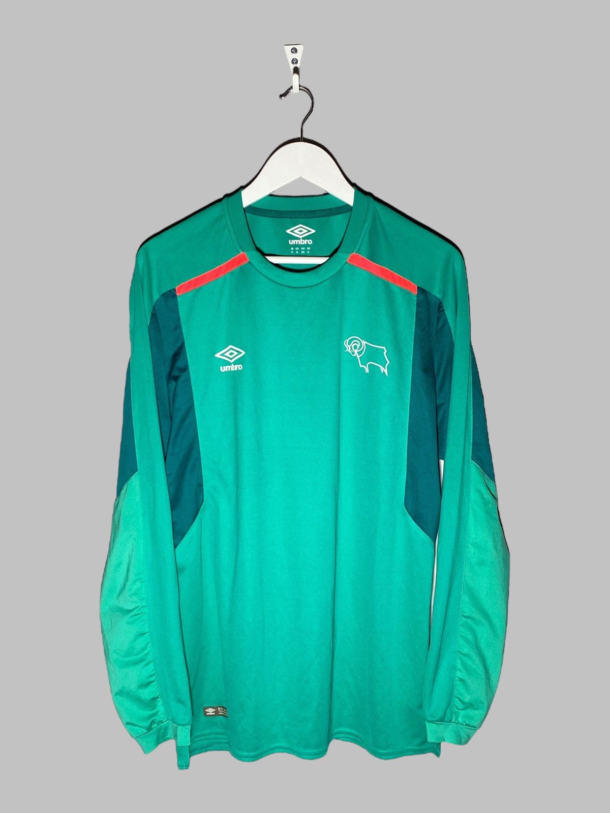 Umbro Umbro Derby County 2017-18 Goalkeeper Football Shirt Size US XL / EU 56 / 4 - 1 Thumbnail