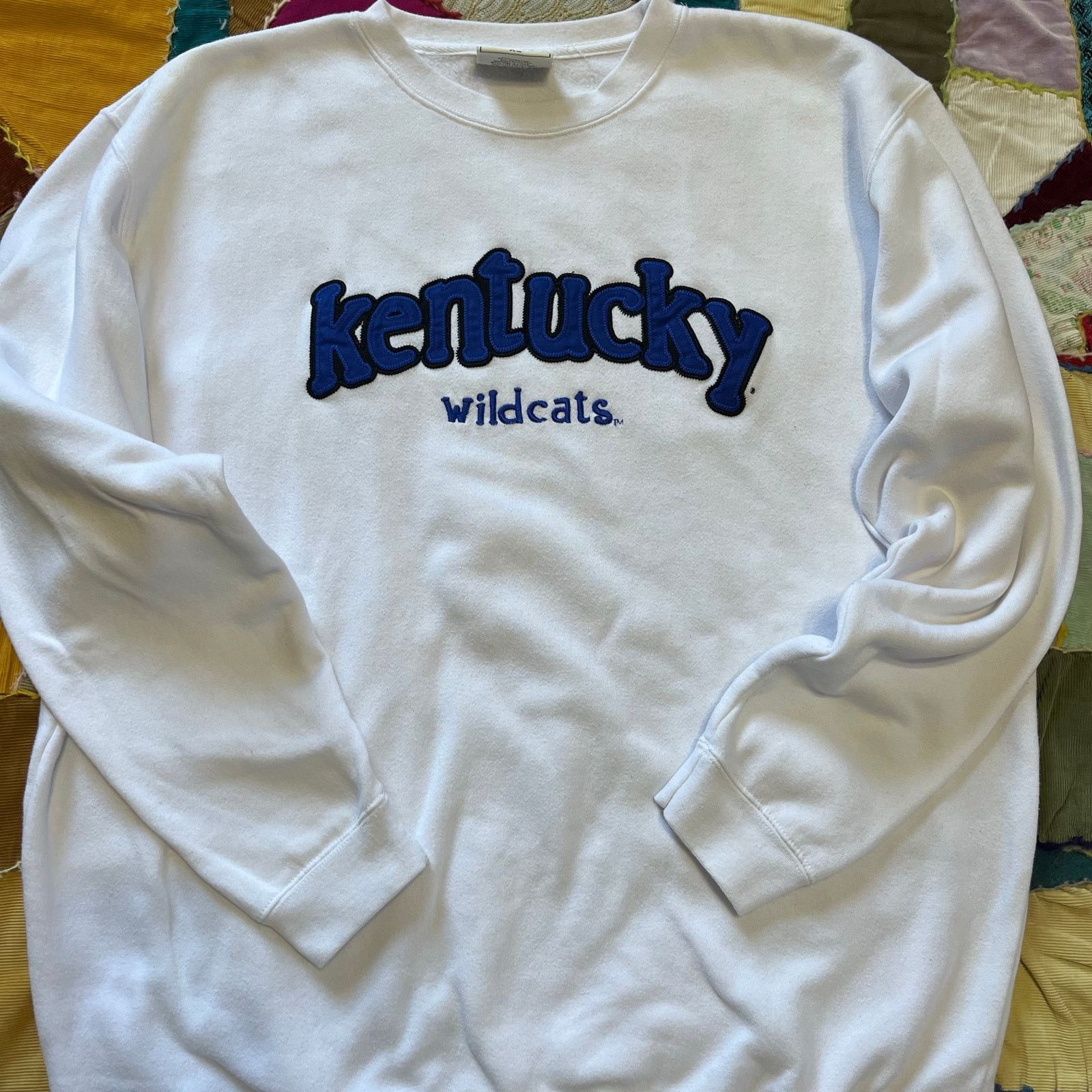 Other J America Kentucky Wildcats Embroidered White Crewneck Large Size US L / EU 52-54 / 3 - 1 Thumbnail