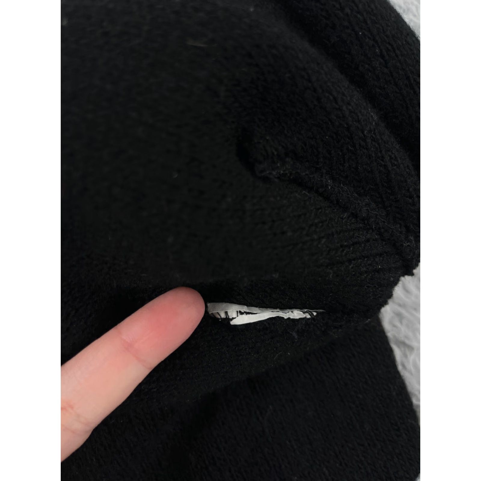 Levi's Levi's Pro Team Beanie Toque Adult One Size Black Knit Embroidered Acrylic Size ONE SIZE - 7 Thumbnail