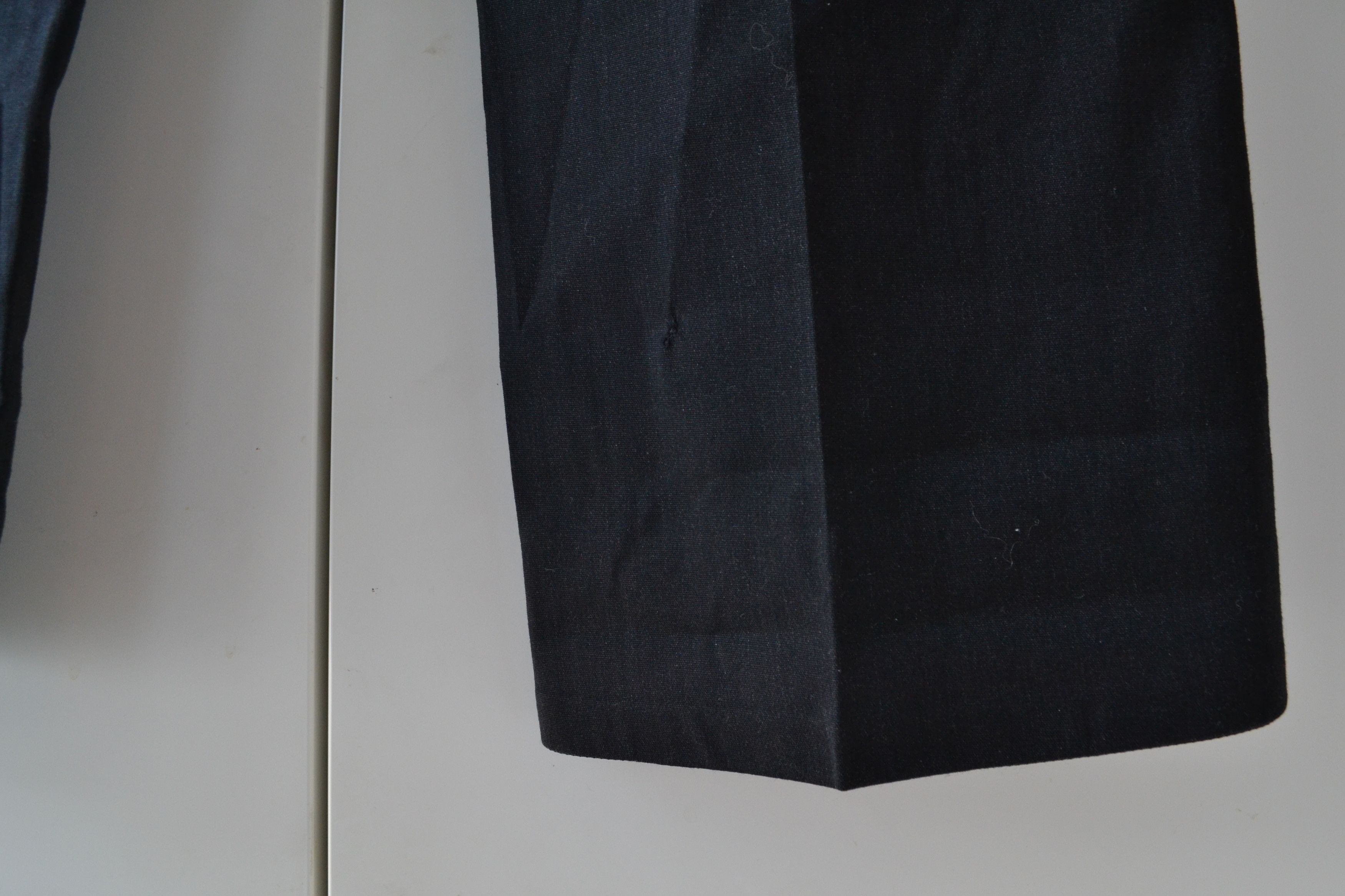 Helmut Lang 🔴 HELMUT LANG Pants Trousers Wool 90s Suit Pockets Black Size US 26 / EU 42 - 8 Thumbnail