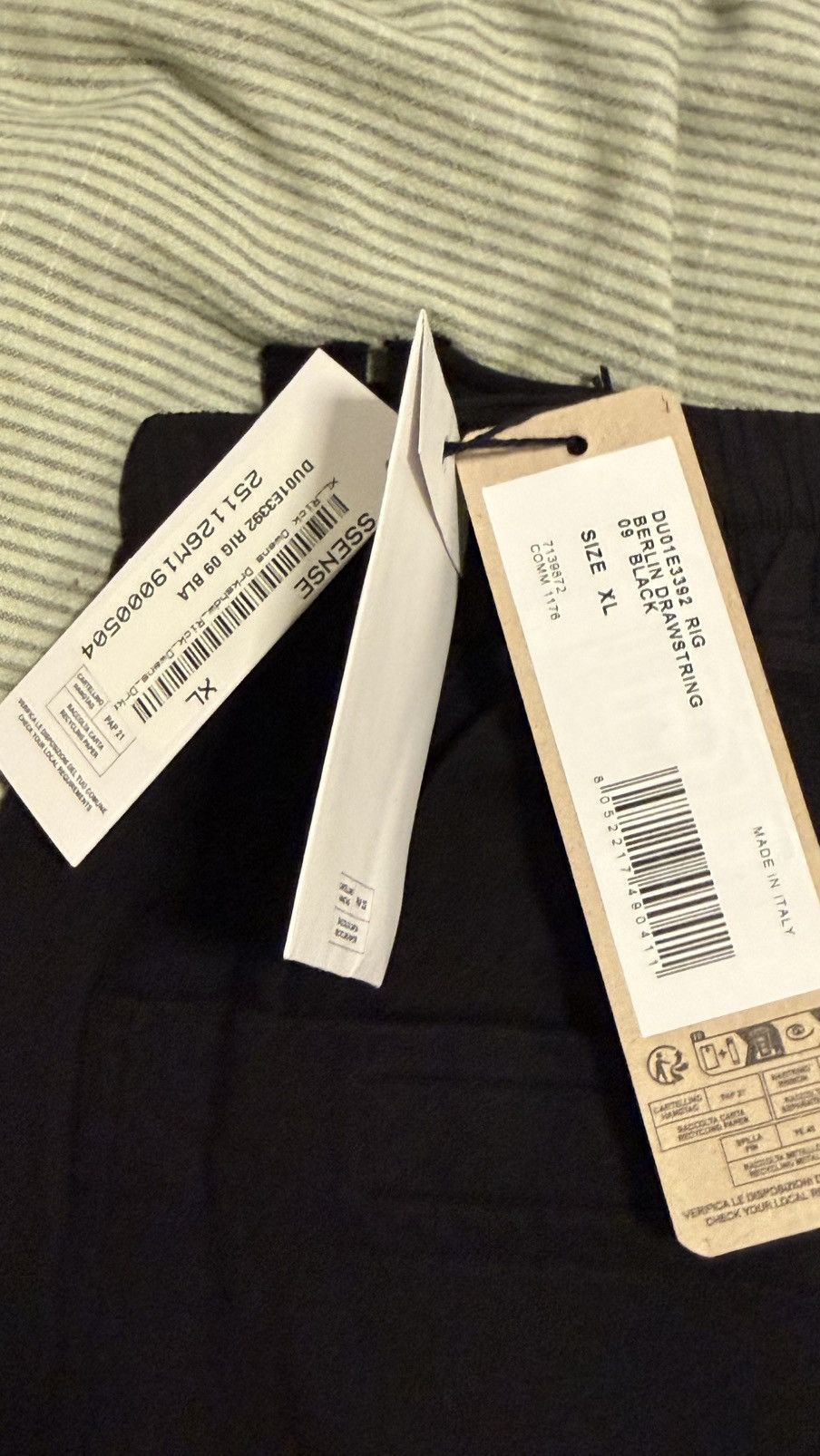 Rick Owens Drkshdw Black Hollywood Berlin Drawstring Sweatpants Size US 38 / EU 54 - 2 Thumbnail