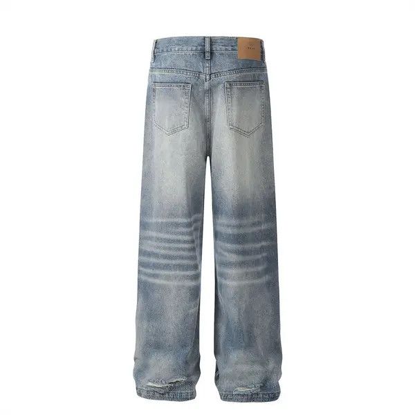 Japanese Brand Momoko x Risa Trendy washed straight button-down jeans Size US 32 / EU 48 - 3 Thumbnail