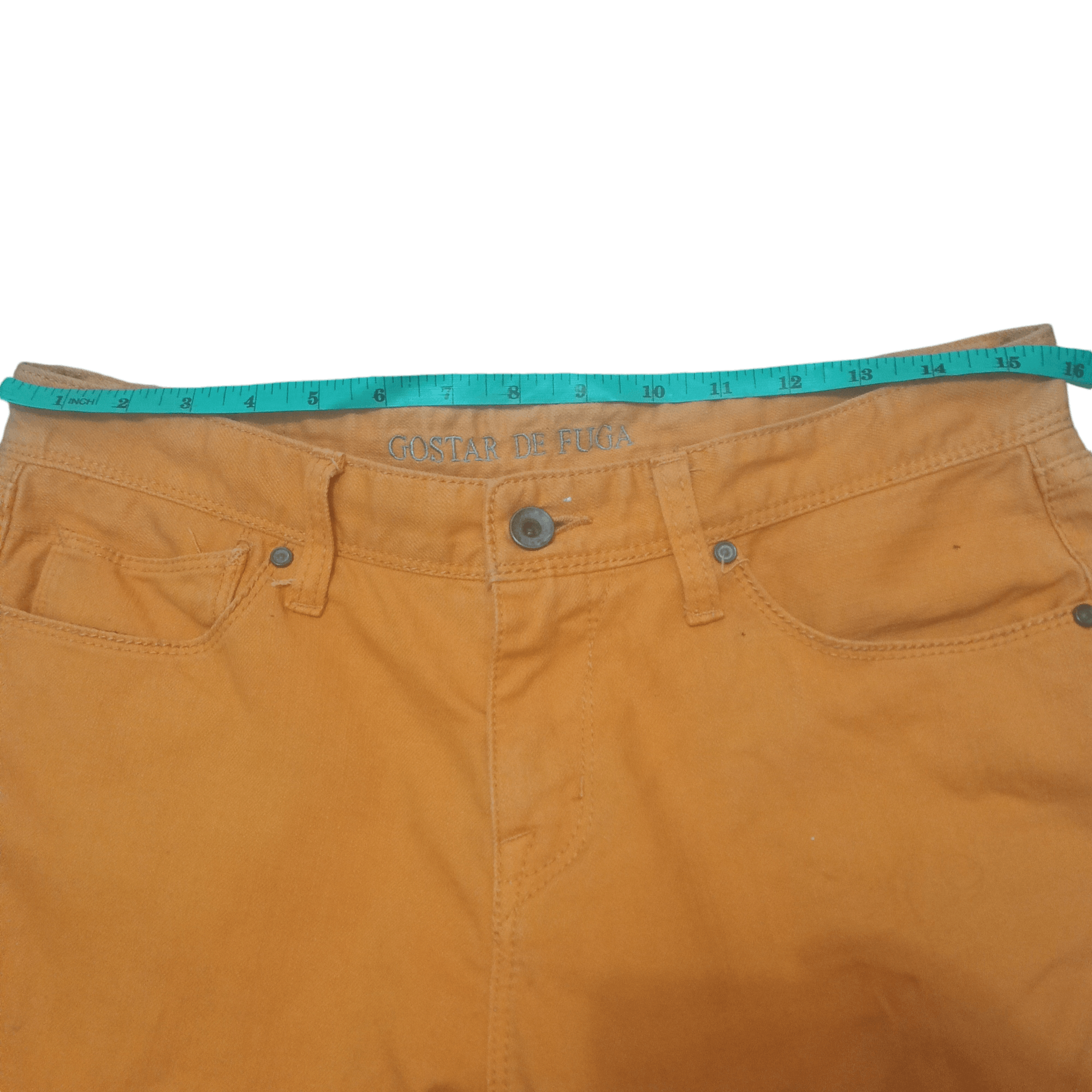 GOSTAR DE FUGA Rare!!! Gostar De Fuga Orange Trousers Pants Size US 31 - 15 Thumbnail
