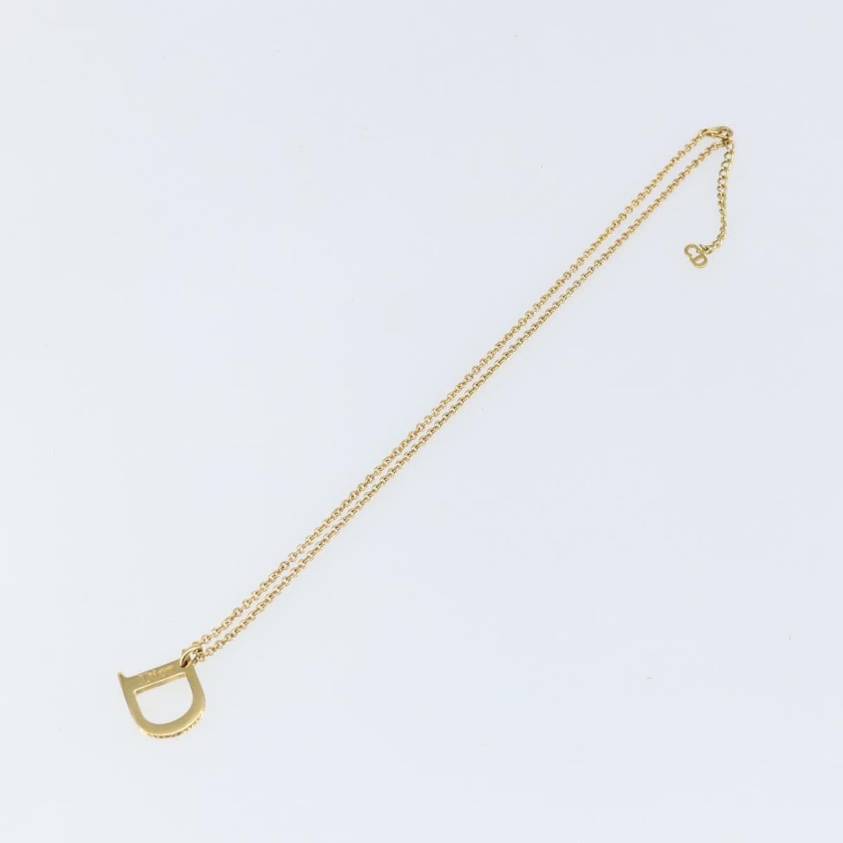 Dior Christian Dior D logo Pendant Necklace Metal Size ONE SIZE - 1 Thumbnail