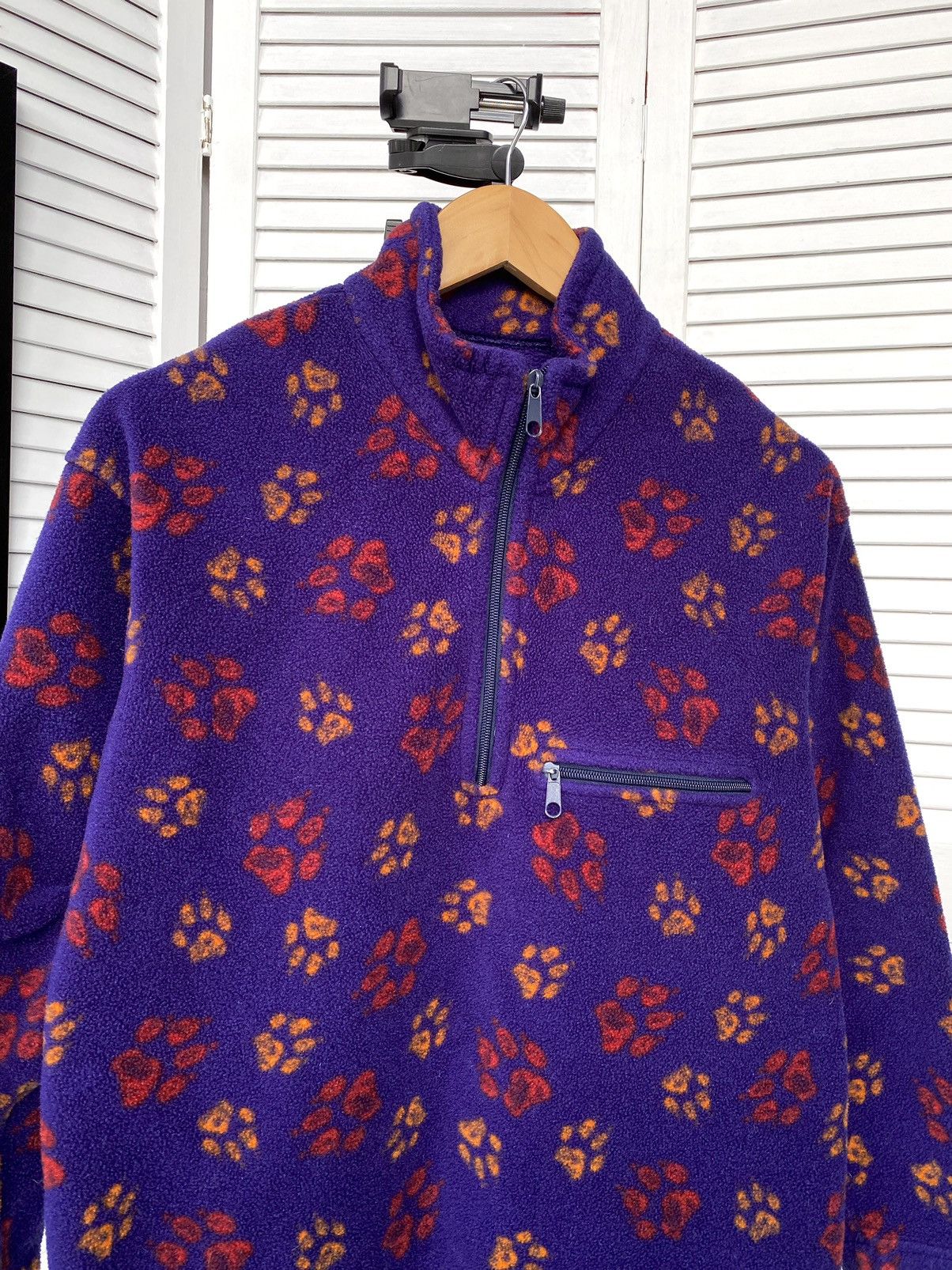 Jack Wolfskin × Vintage Vintage Jack Wolfskin Zip Fleece Jacket Overprint Polartec Size US XS / EU 42 / 0 - 5 Thumbnail