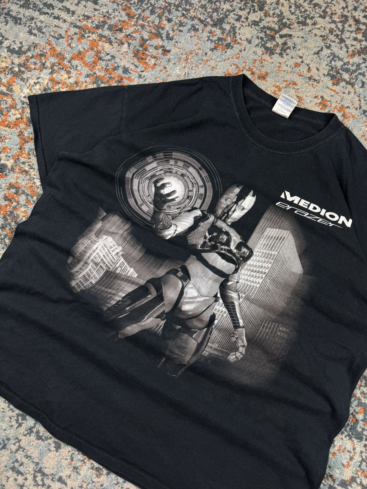 Microsoft × Vintage Rare Vintage 00s Medion Erazer gaming PC promo graphic tee Size US XL / EU 56 / 4 - 3 Thumbnail
