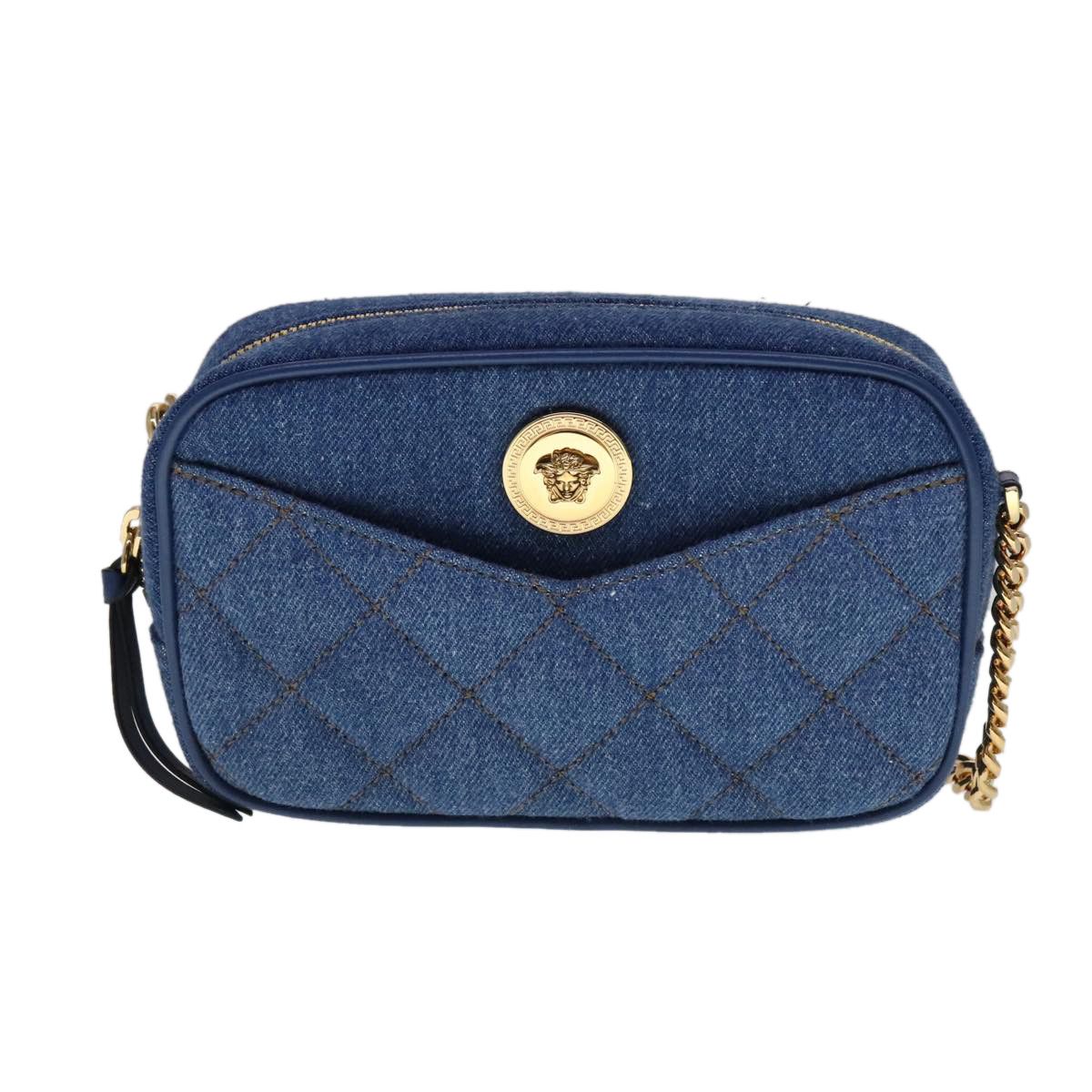 Versace Blue Denim - Jeans Shoulder Bag (Pre-Owned) Size ONE SIZE - 1 Thumbnail