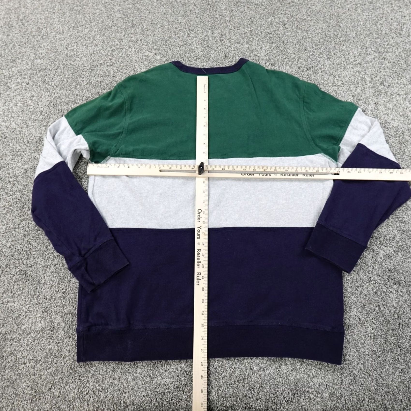 American Eagle Outfitters American Eagle Outfitters Sweater Mens XL Blue Colorblock Pullover Crewneck Sweatshirt AE Size US XL / EU 56 / 4 - 5 Thumbnail