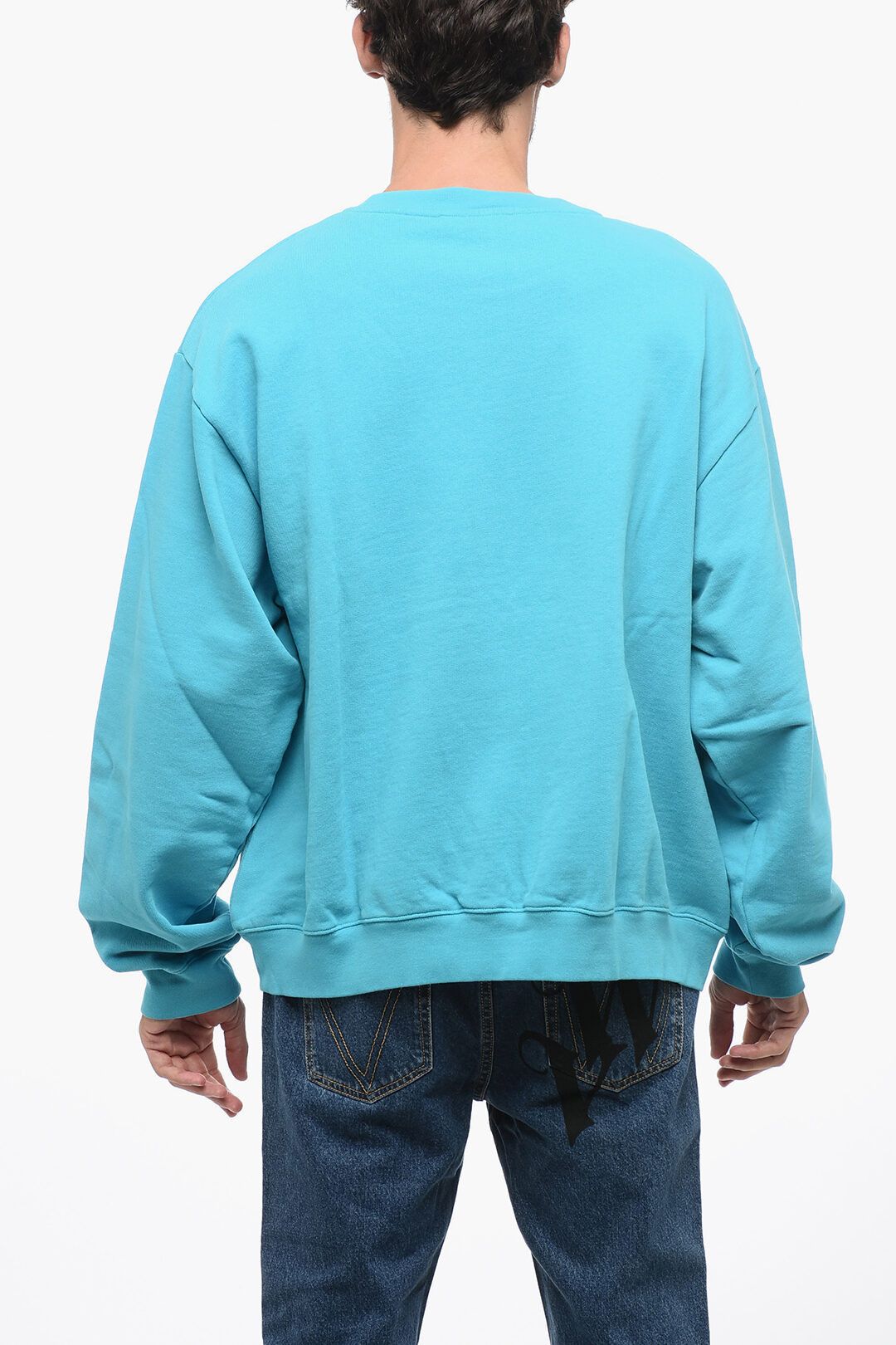 Acne Studios og1mm0325 Crewneck Sweatshirt in Light Blue Size US S / EU 44-46 / 1 - 2 Thumbnail