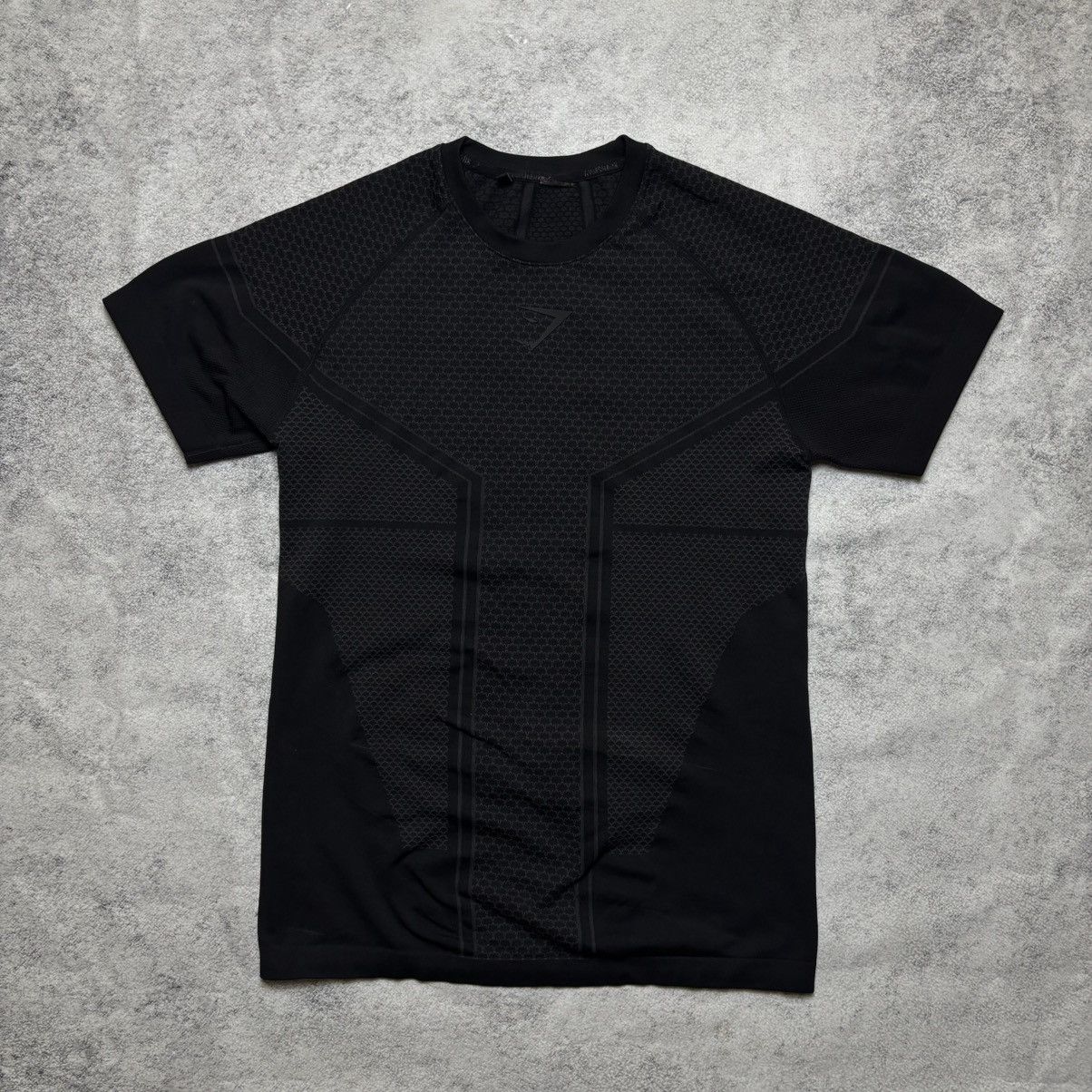Gymshark Gymshark Onyx V5 5.0 Black/Grey T-Shirt David Laid (M