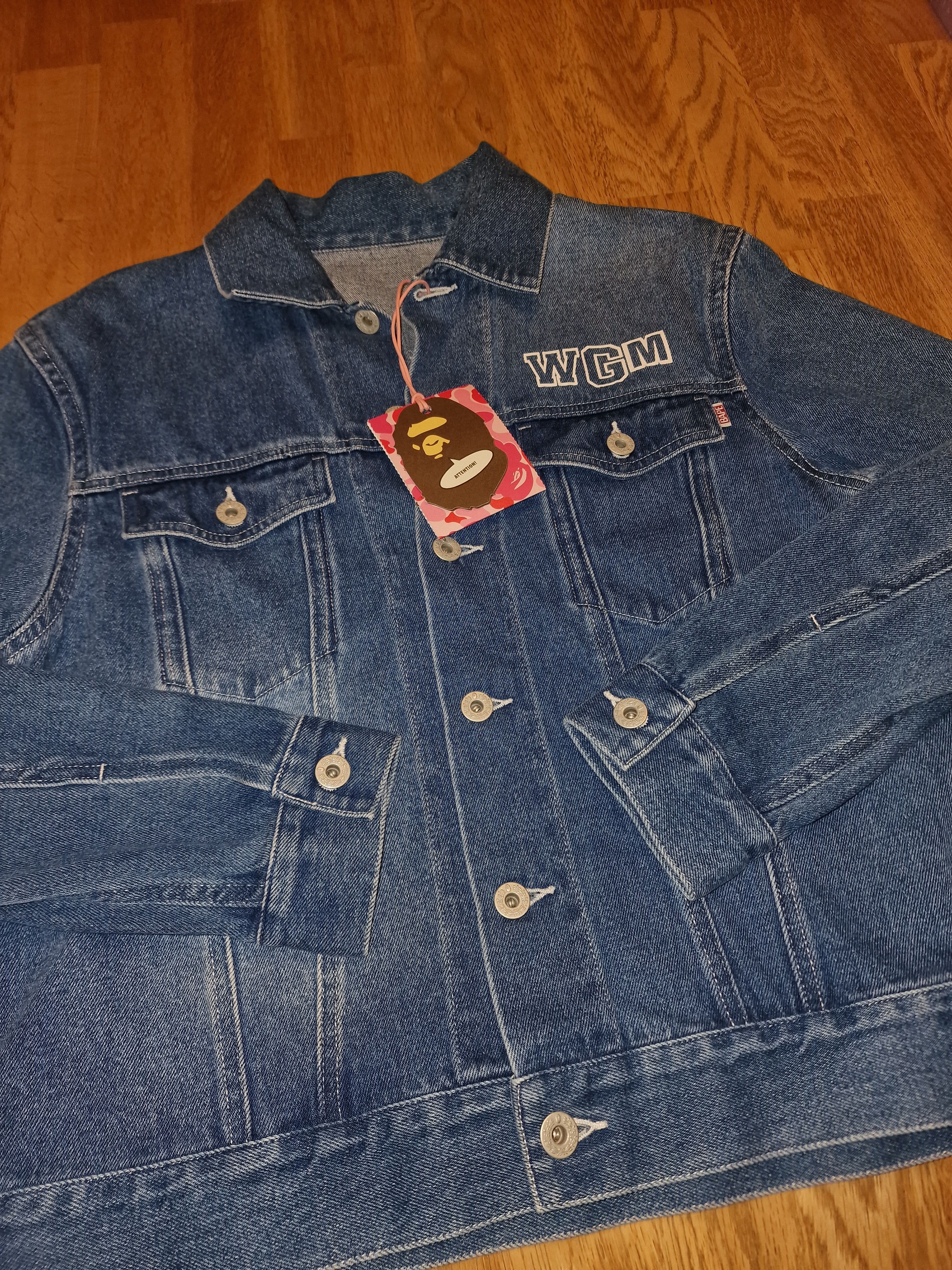 Bape BAPE by A Bathing Ape Shark Denim Jacket Size S / US 4 / IT 40 - 3 Thumbnail