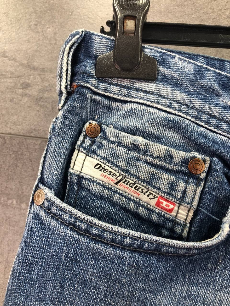Diesel Vintage Diesel Denim Jeans Distressed Faded Pants Y2K Size US 31 - 2 Thumbnail