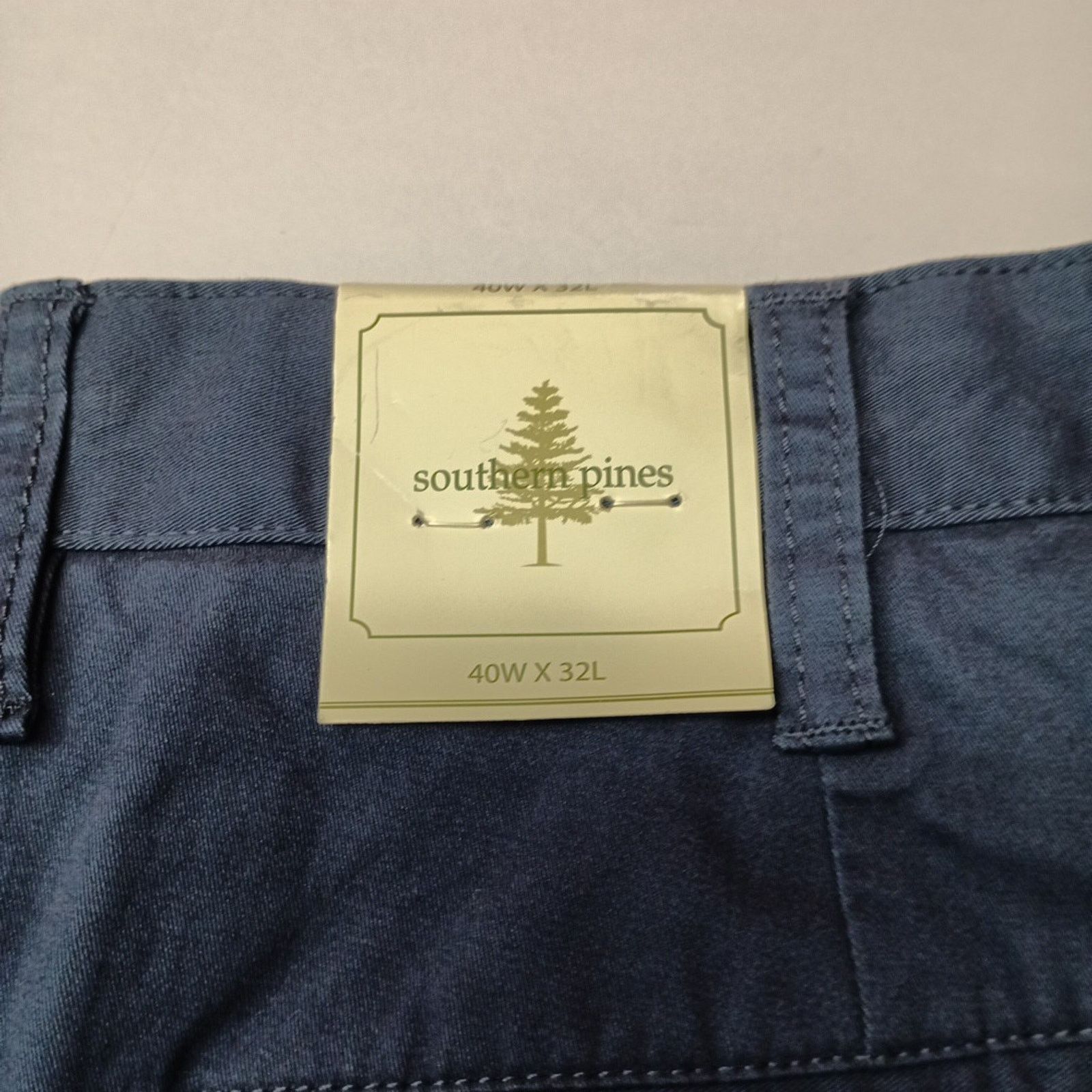 Other Southern Pines Chino Pants Men's Size 40x32 Blue Stretch Size US 40 / EU 56 - 2 Thumbnail