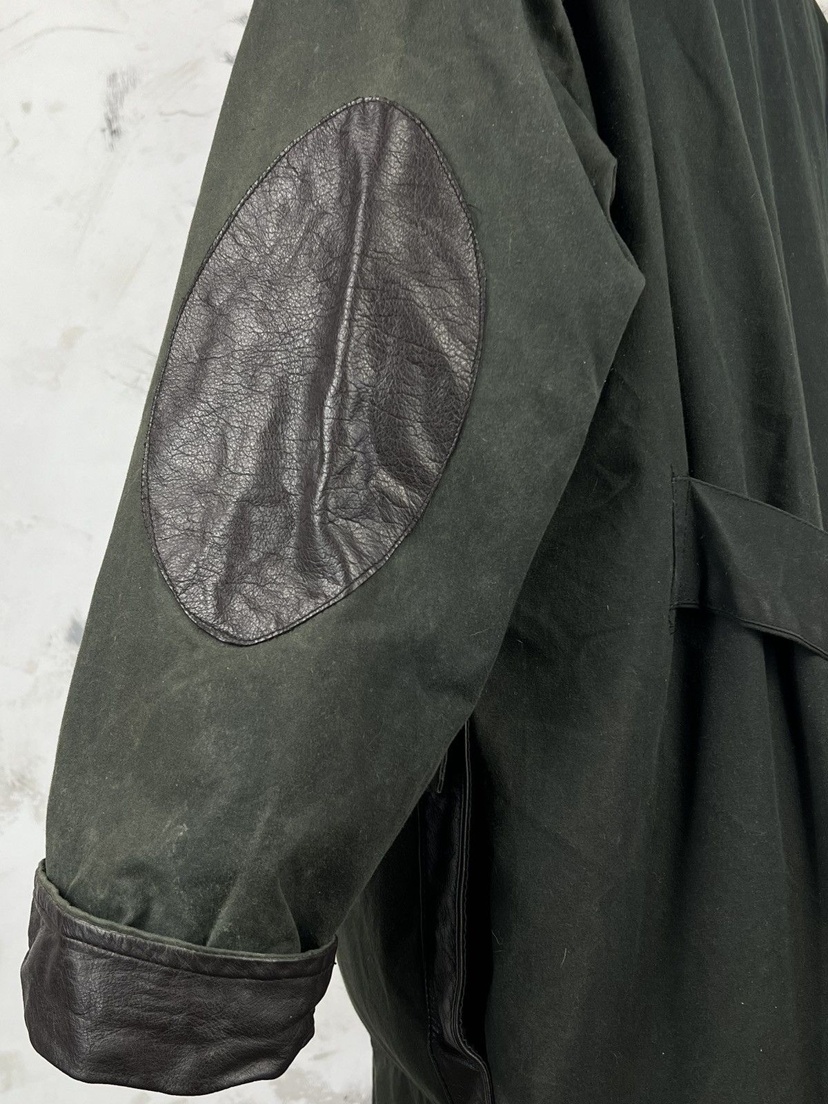 Vintage Waxed Oilskin Long Coat Outdoor Country Bushman Duster L-XL Size US L / EU 52-54 / 3 - 9 Thumbnail