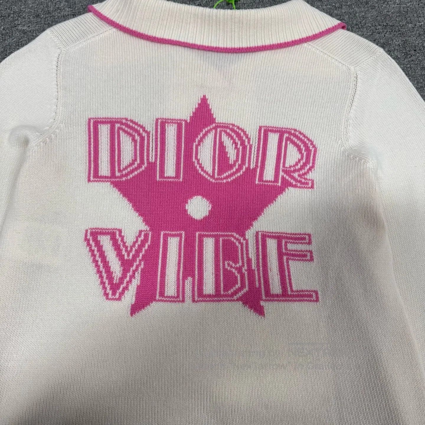 Dior Dior Large logo cashmere knit sweater| Size L / US 10 / IT 46 - 6 Thumbnail